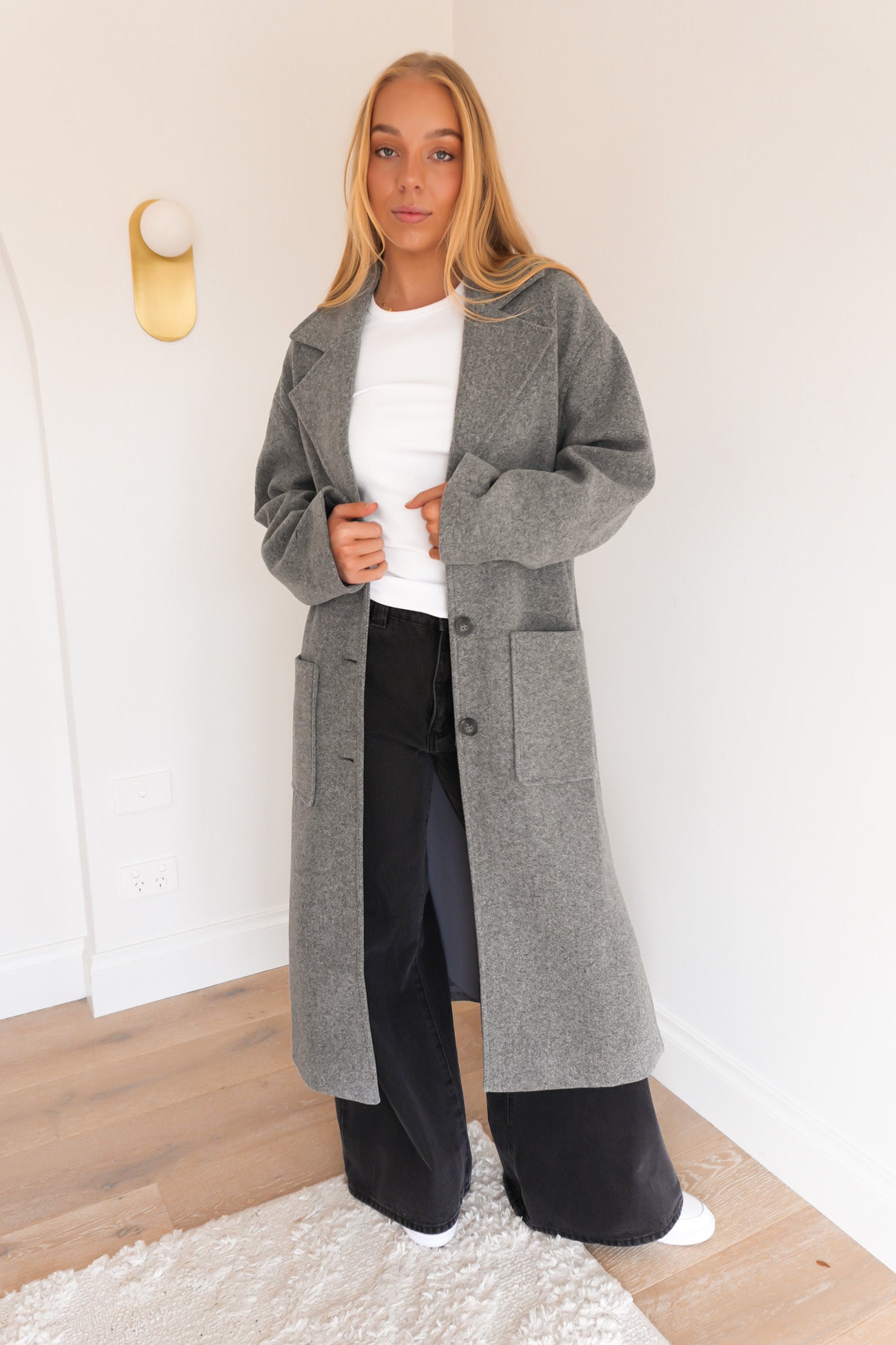Long Island Coat Grey