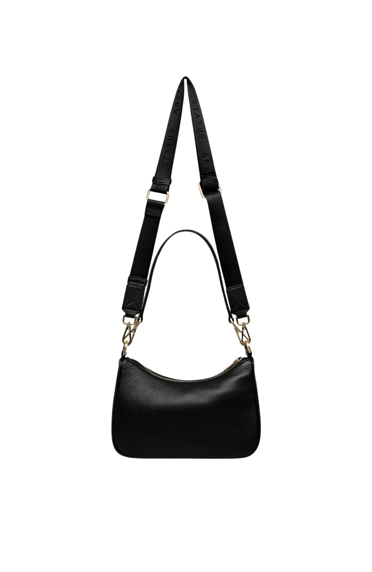 Look Both Ways Bag Black Brushed Gold