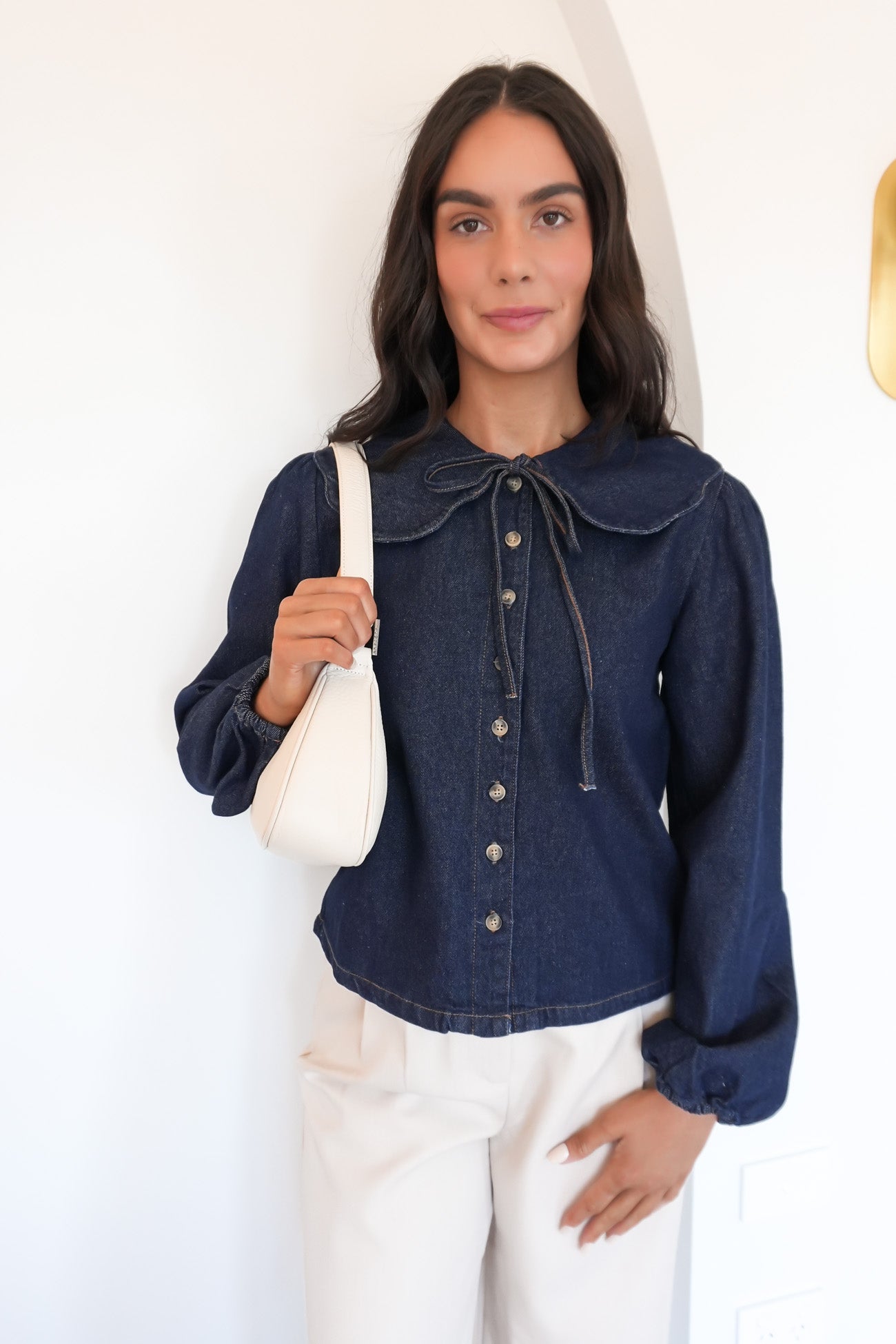 Lou Denim Top Indigo