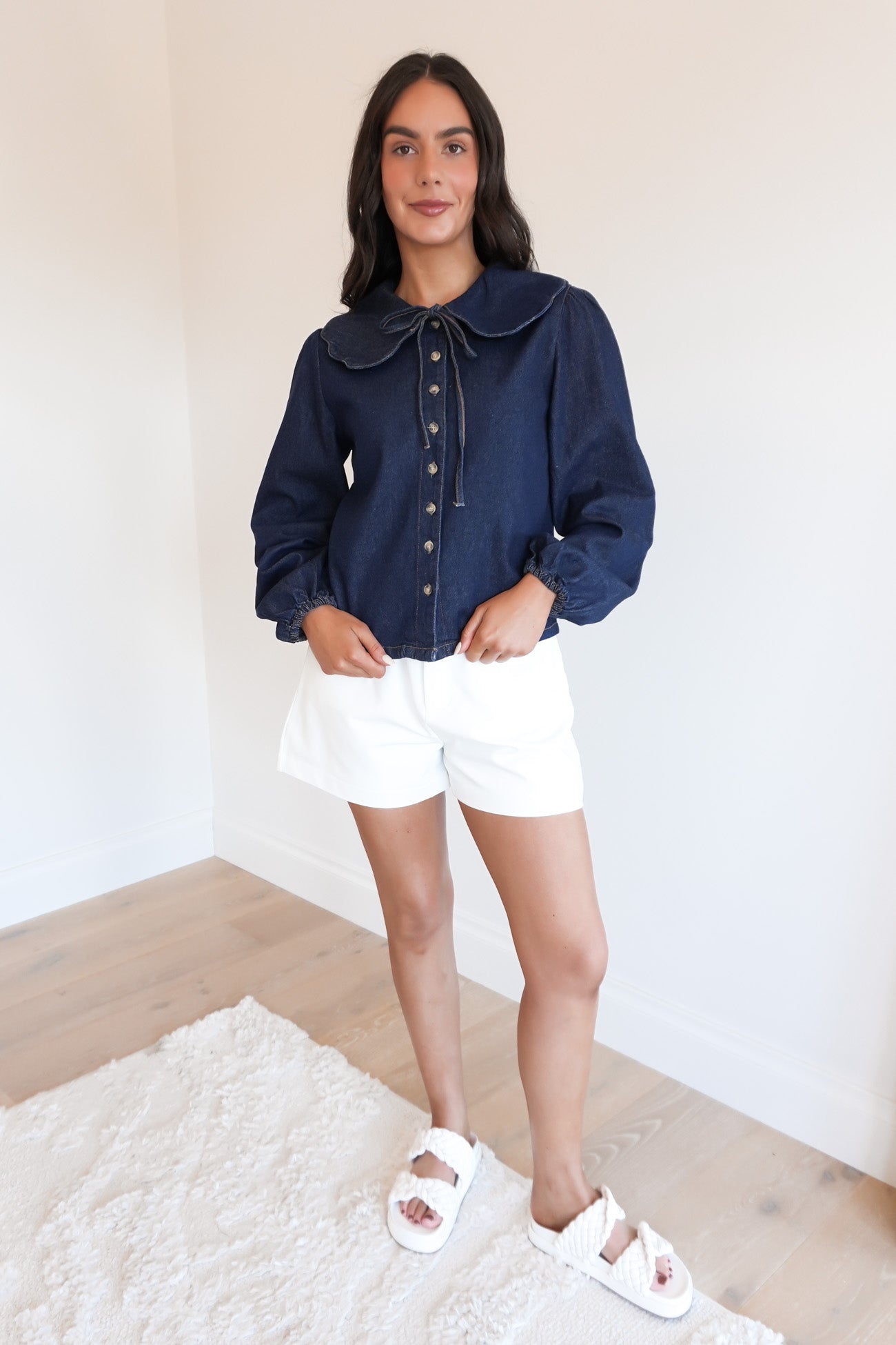 Lou Denim Top Indigo