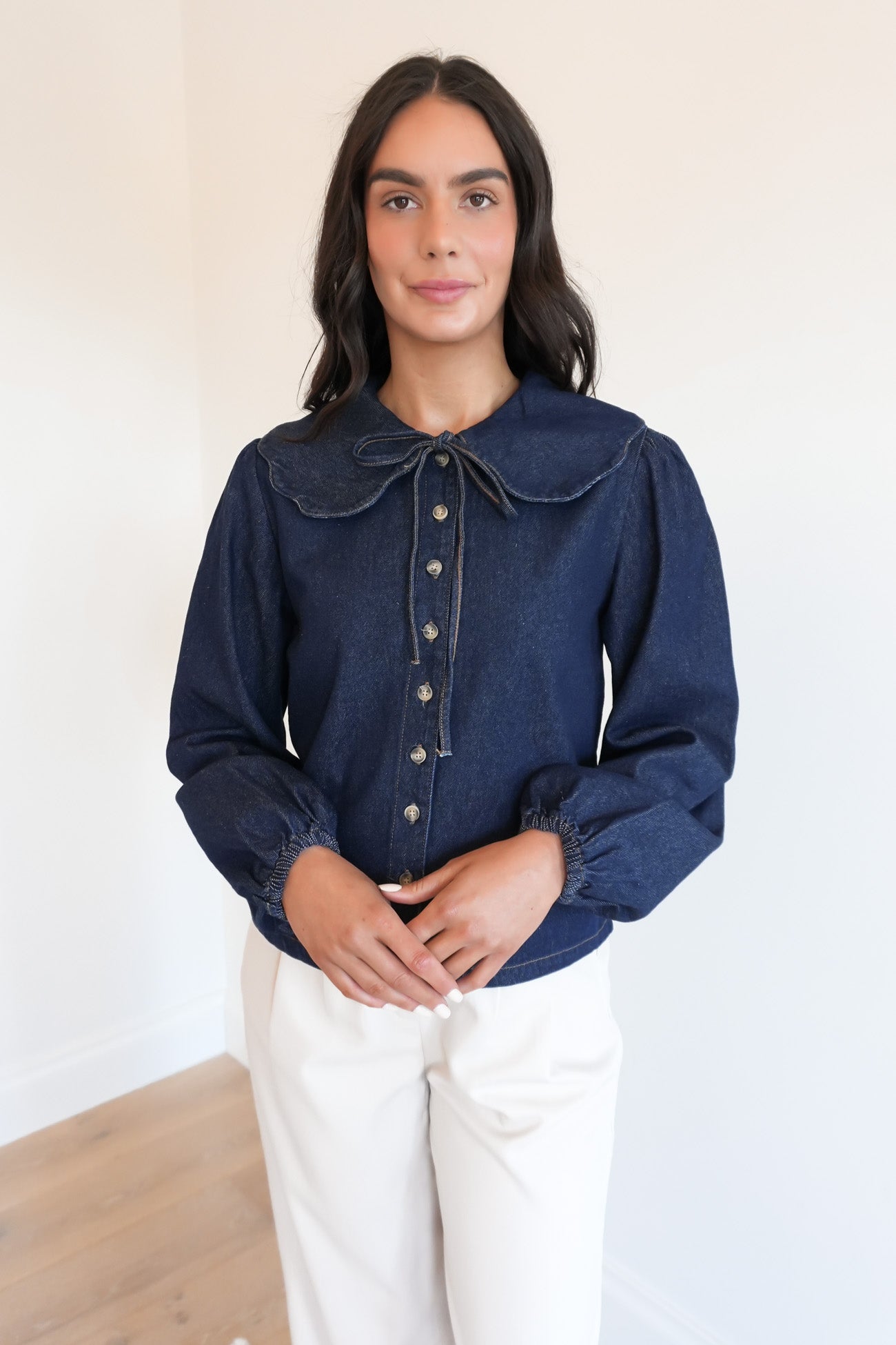 Lou Denim Top Indigo