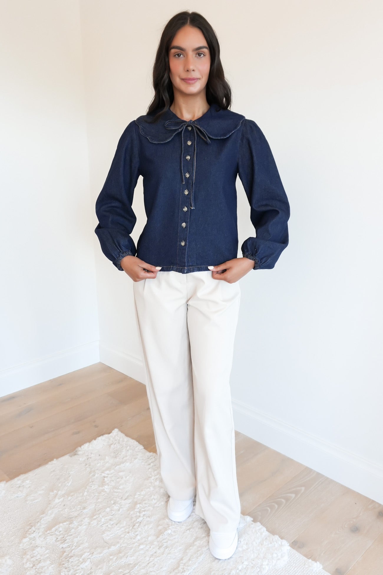 Lou Denim Top Indigo