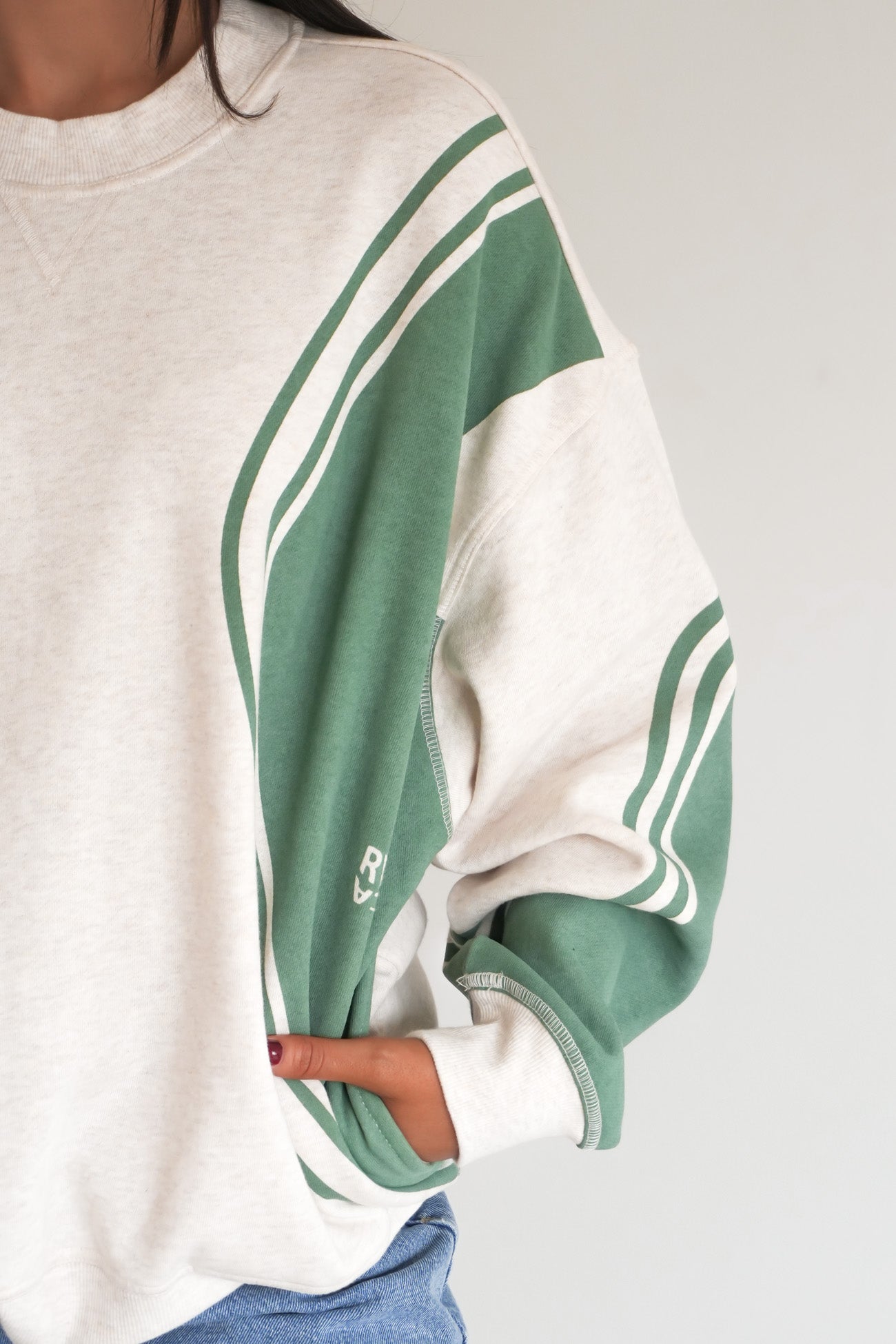 Luck Off Pullover Vintage White