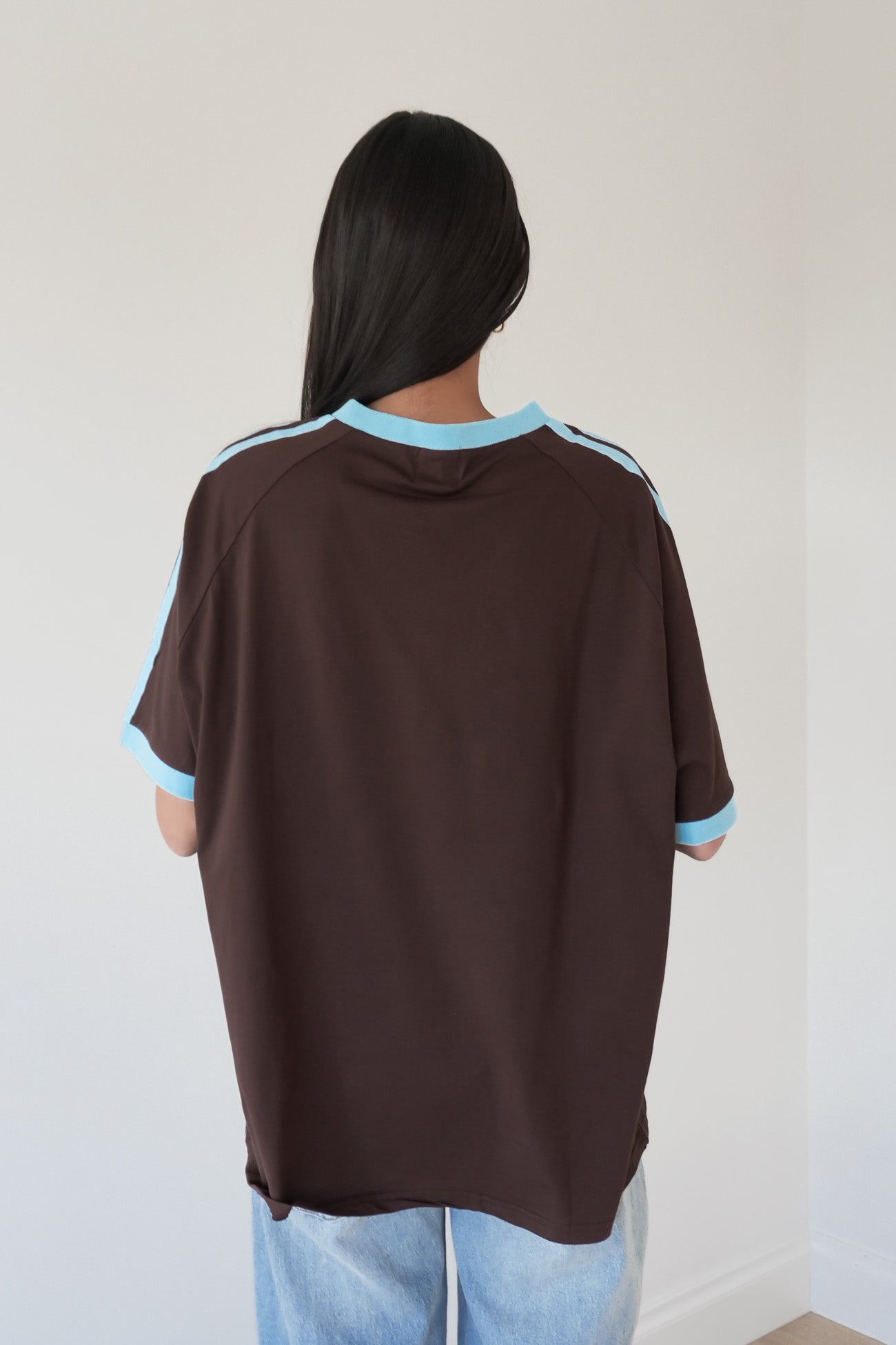 Lucky Horse Tee Chocolate Blue