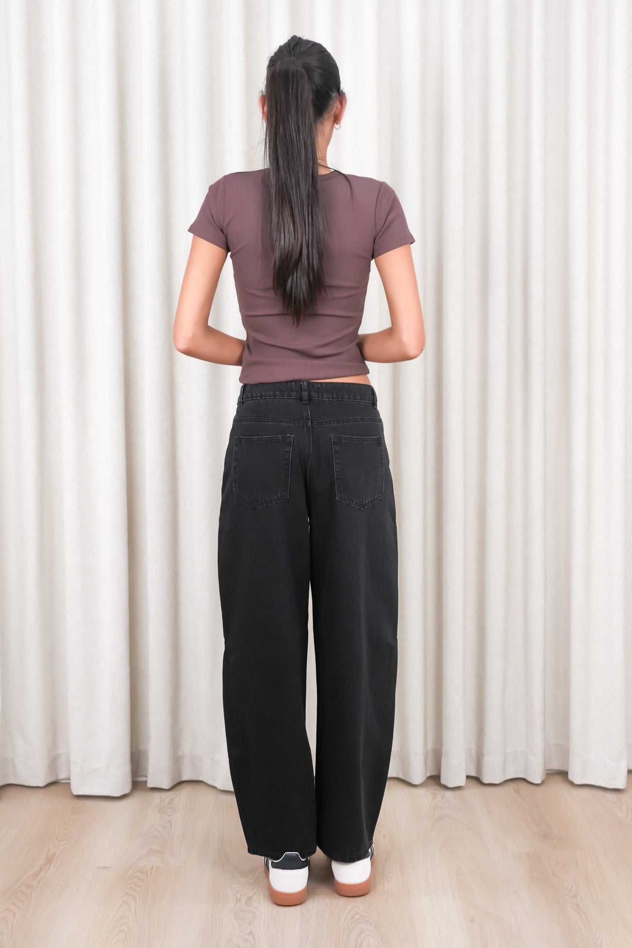 Lullaby Barrel Jean Black