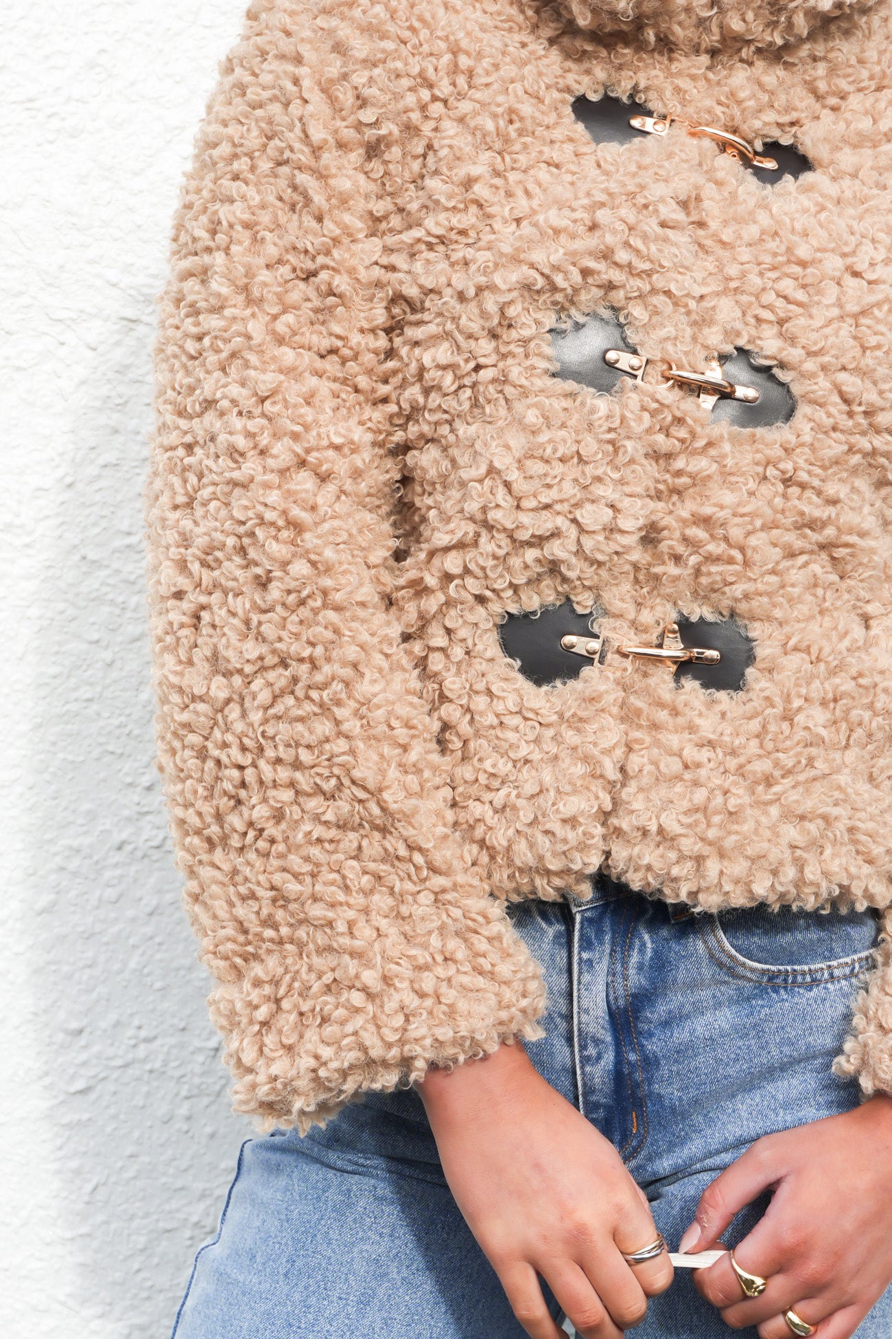 Luna Teddy Jacket Natural