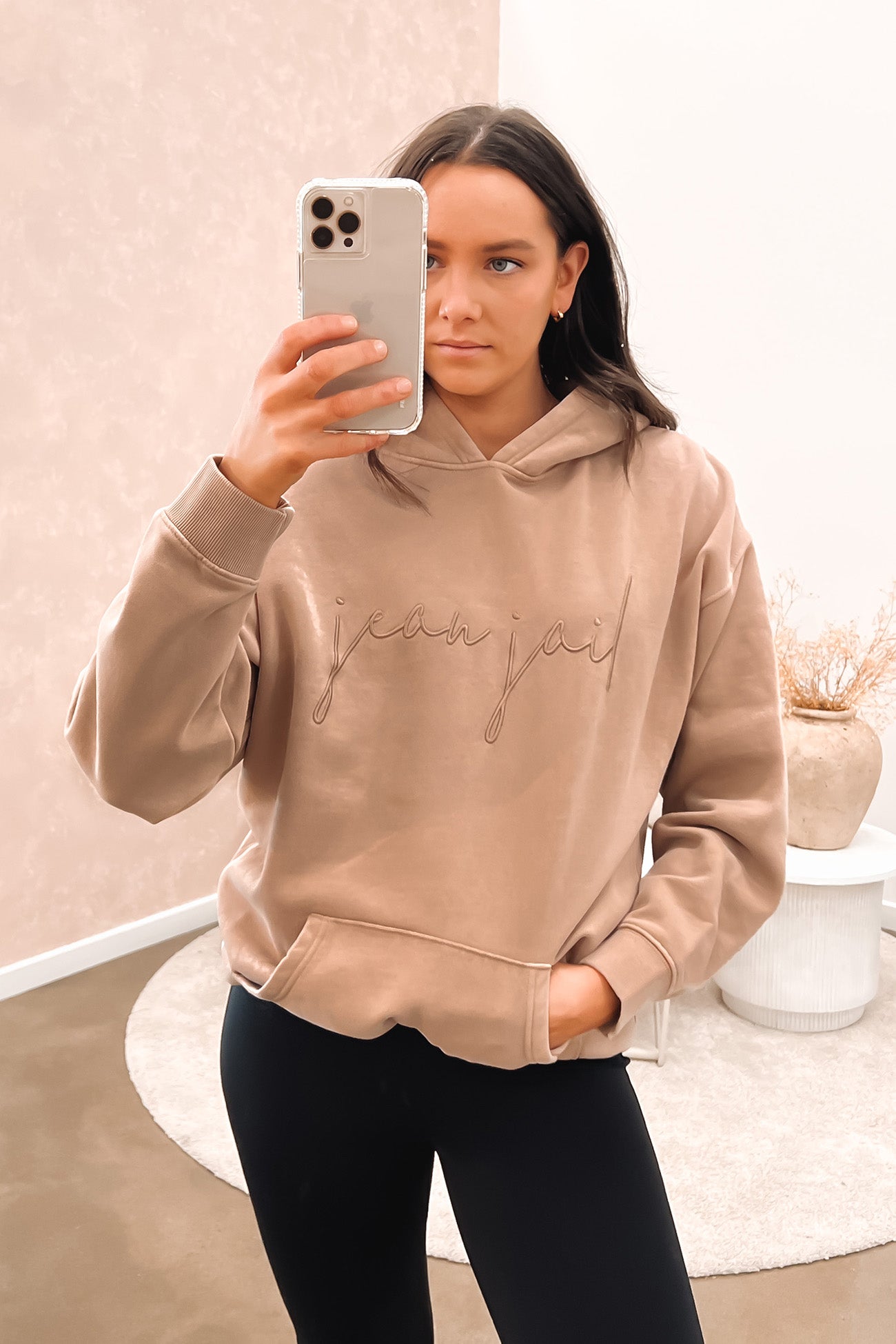 Luxe Lounge Hoody Brown