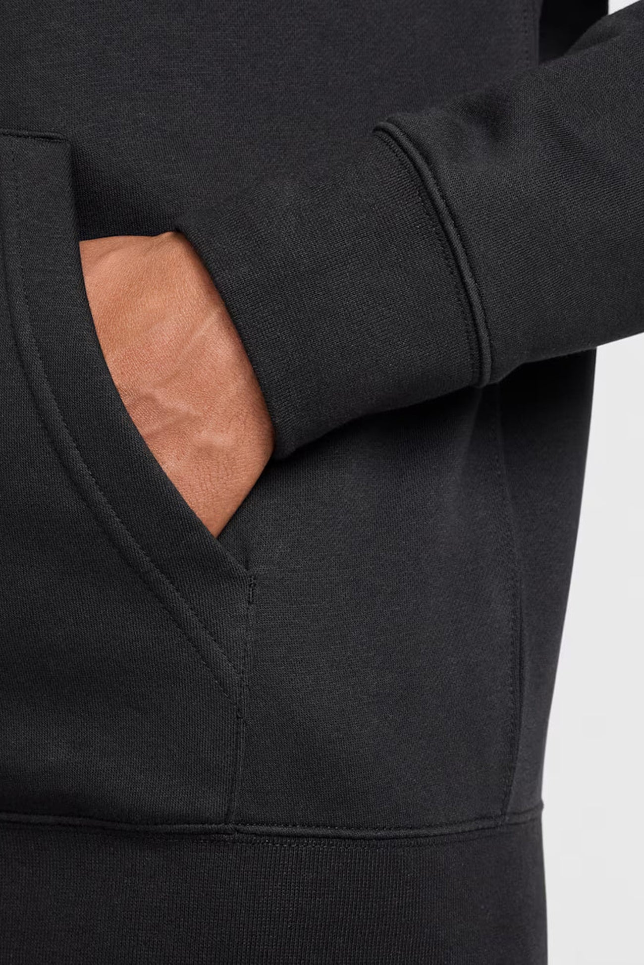 Nike Club Full-Zip Fleece Hoodie Black