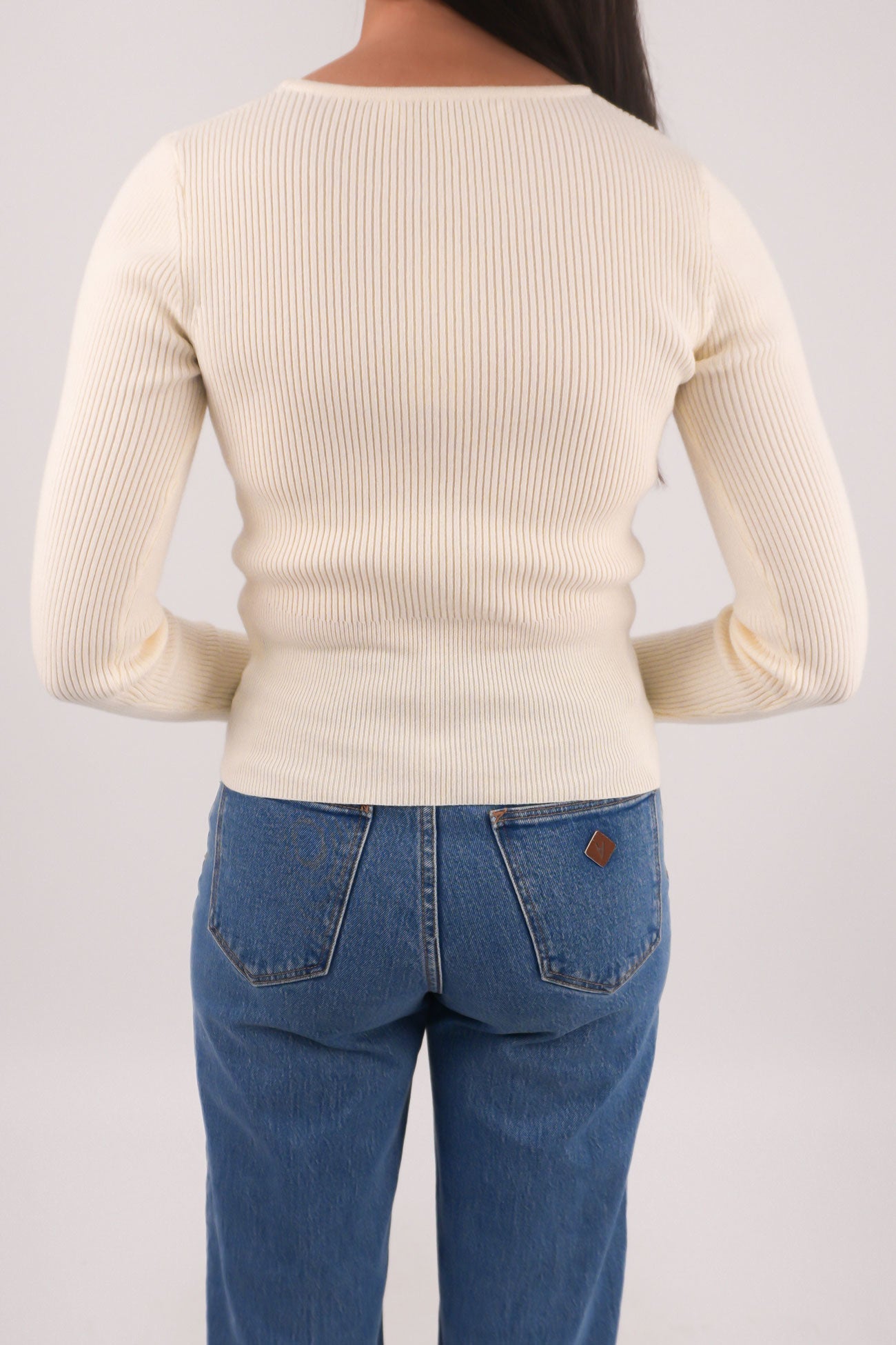 Mackenzie Knit Top Cream