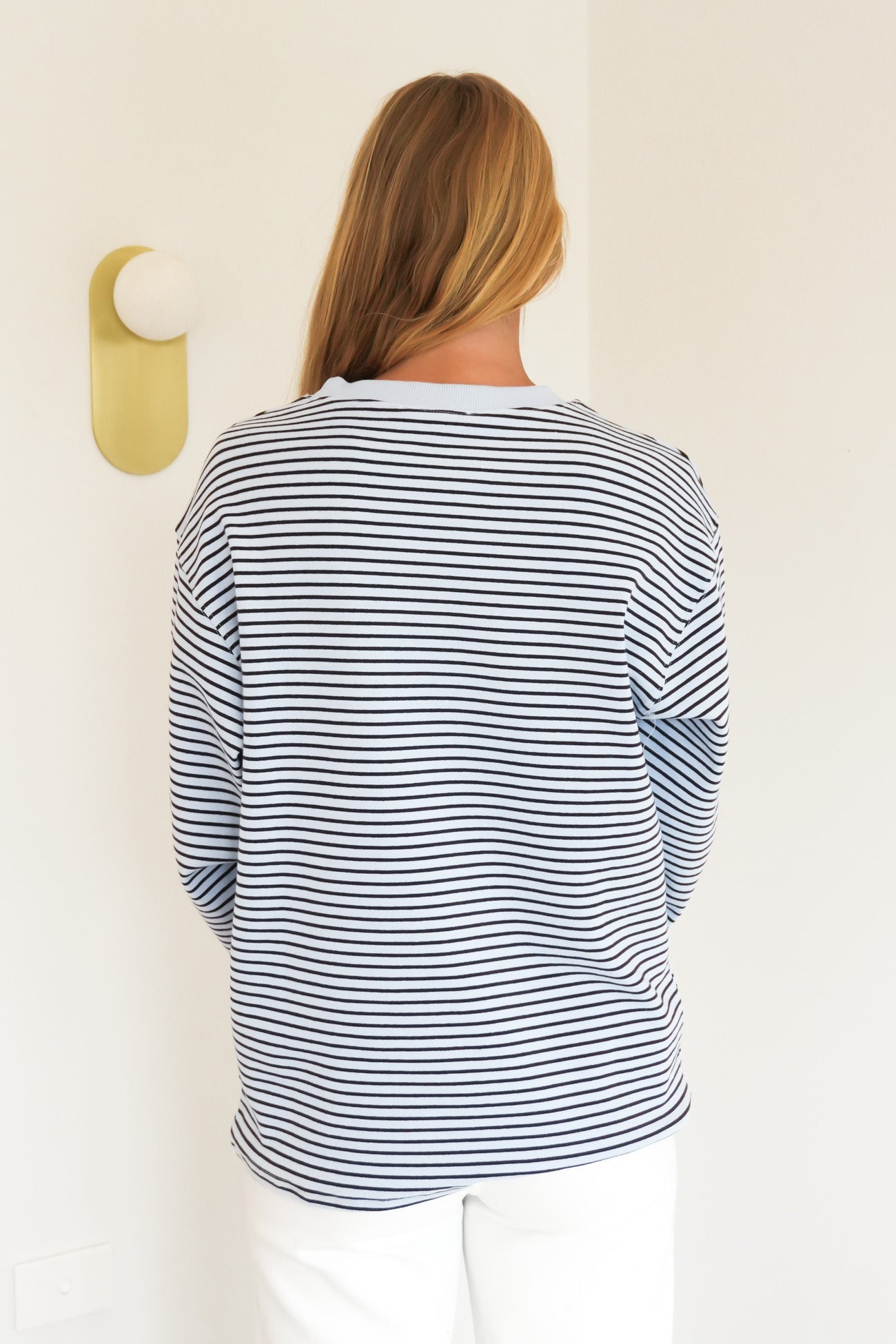 Maddie Long Sleeve Tee Blue Chocolate