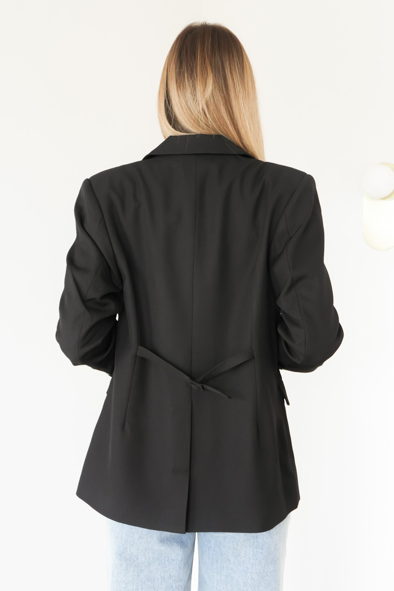 Maddox Tie Blazer Black