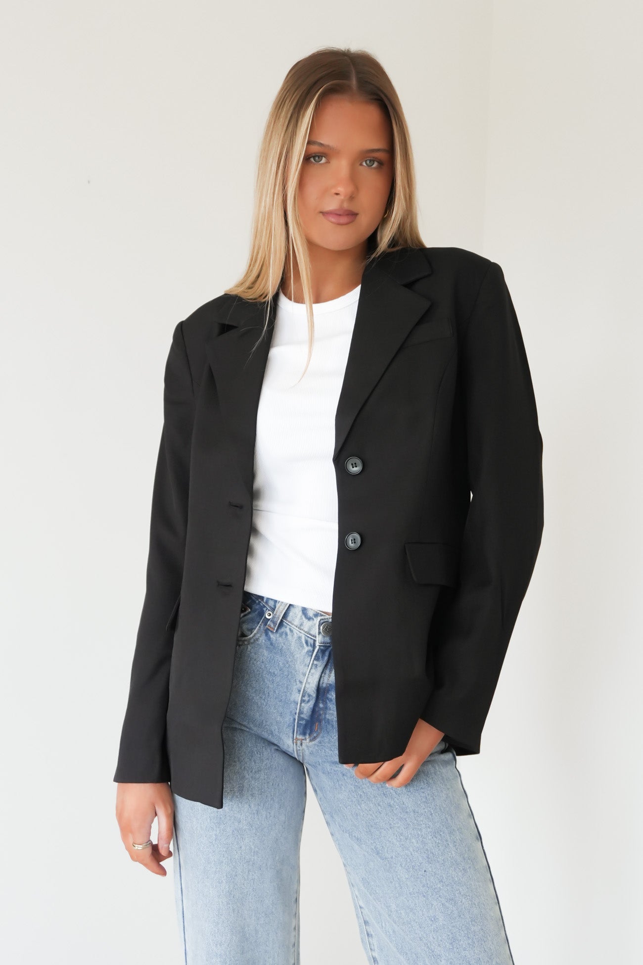 Maddox Tie Blazer Black