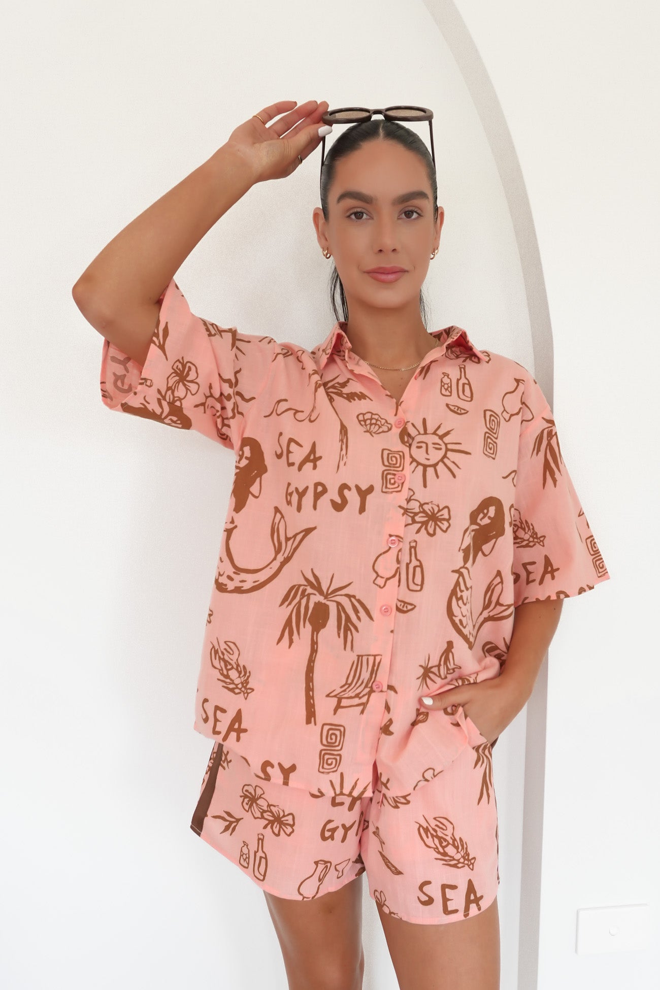 Marcy Set Peach Sea Gypsy