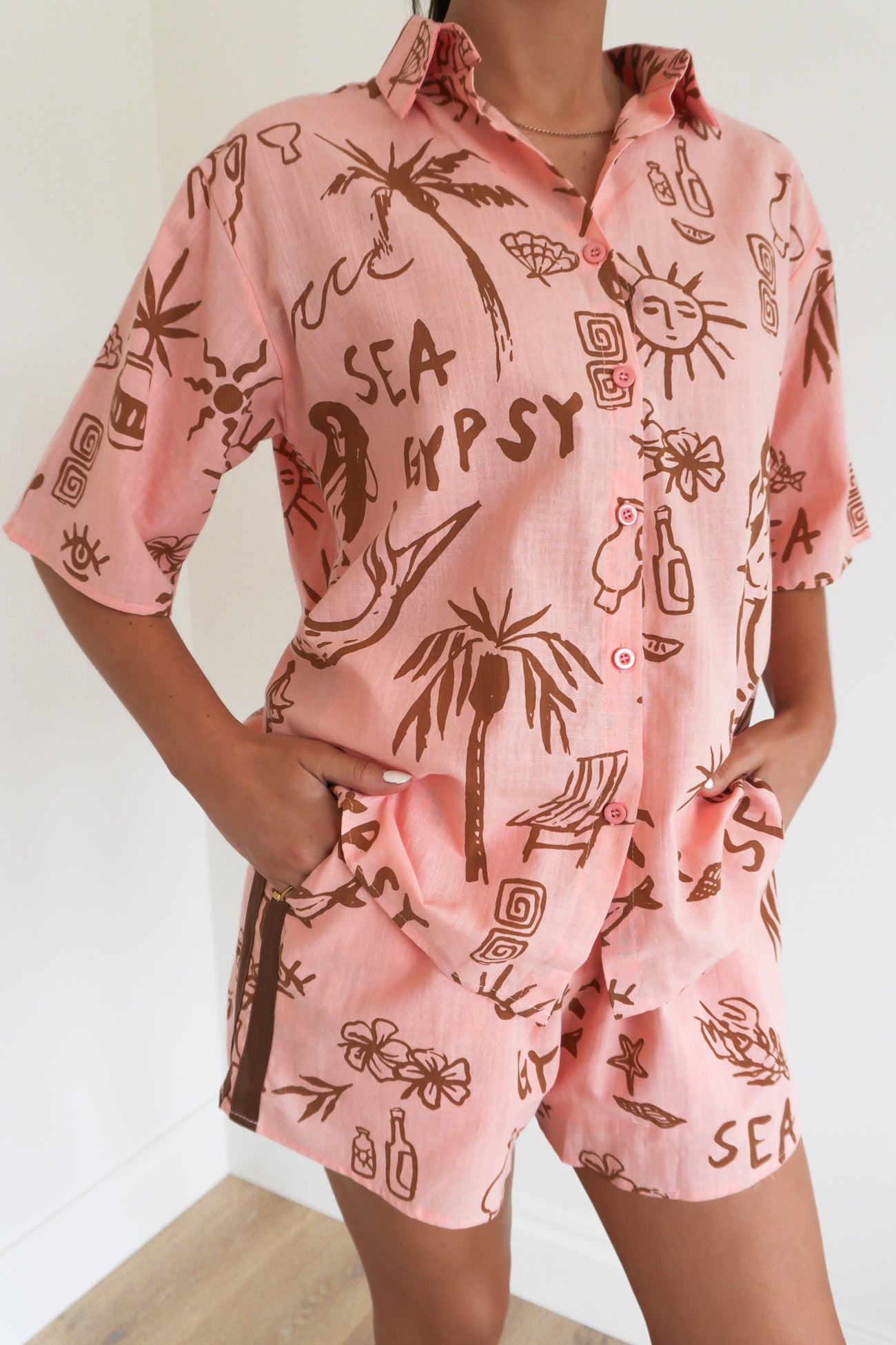 Marcy Set Peach Sea Gypsy