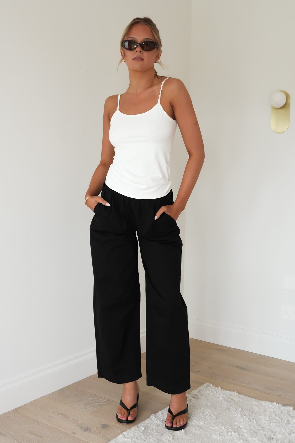 Margo Barrel Pant Black