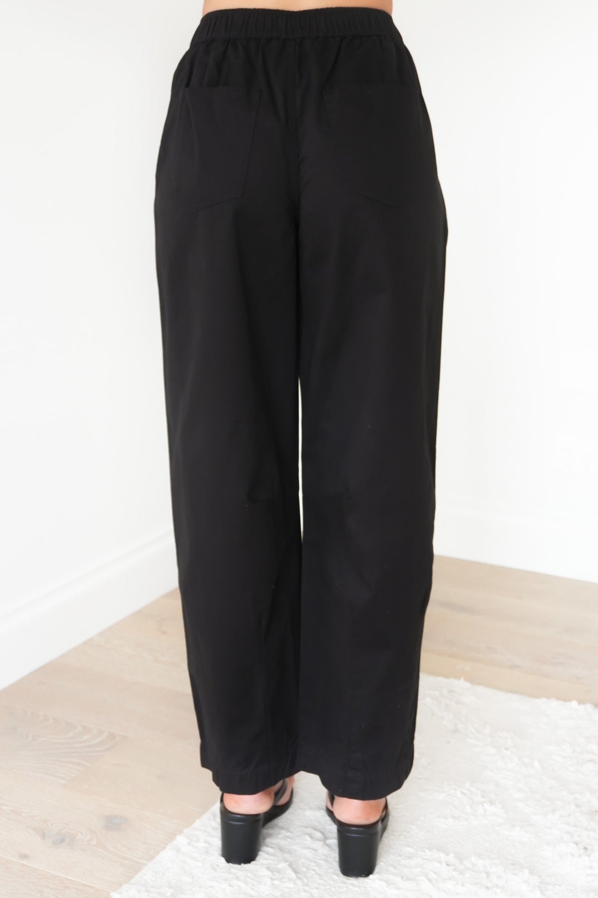 Margo Barrel Pant Black