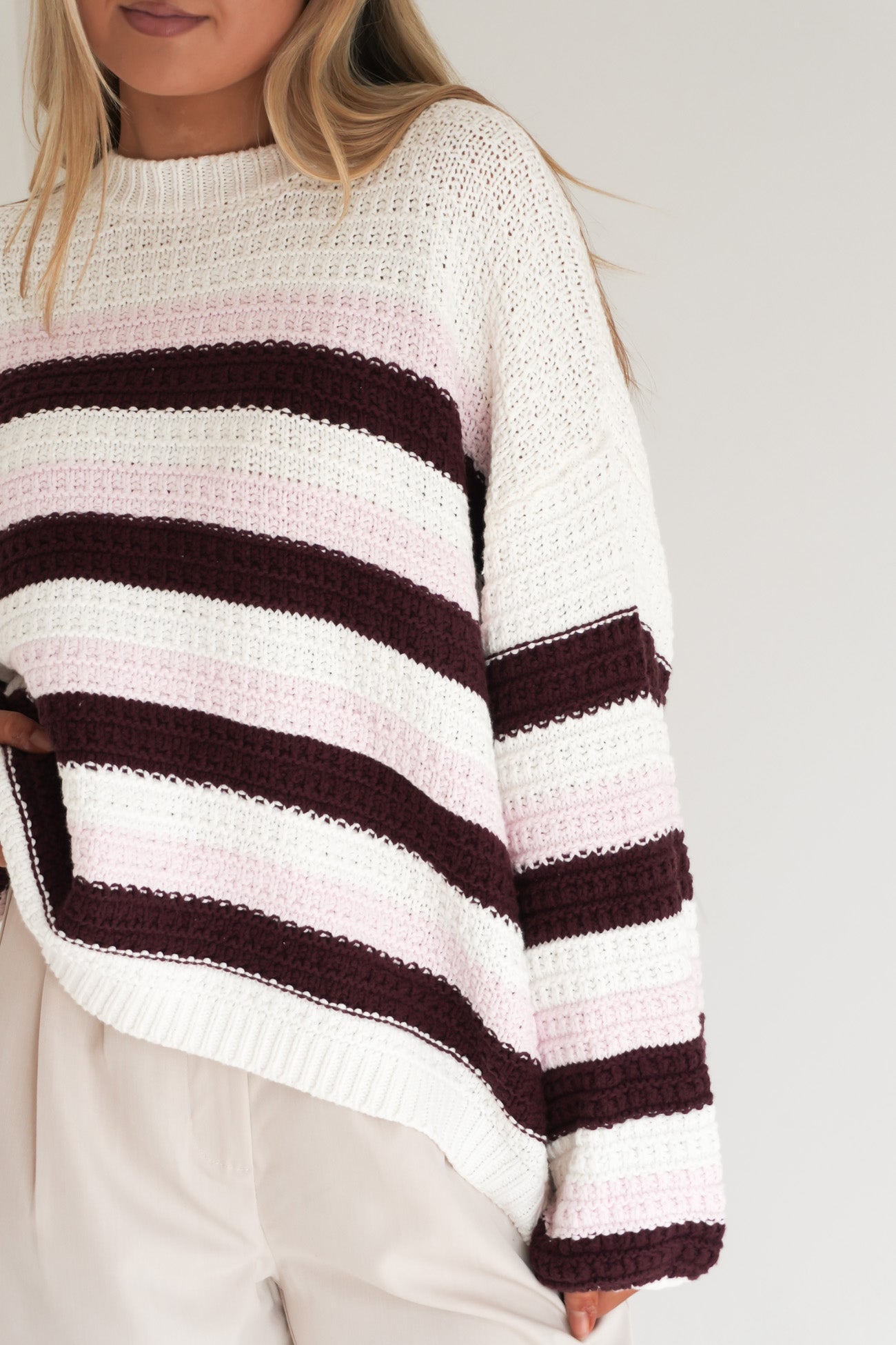Maria Knit Cream Cherry