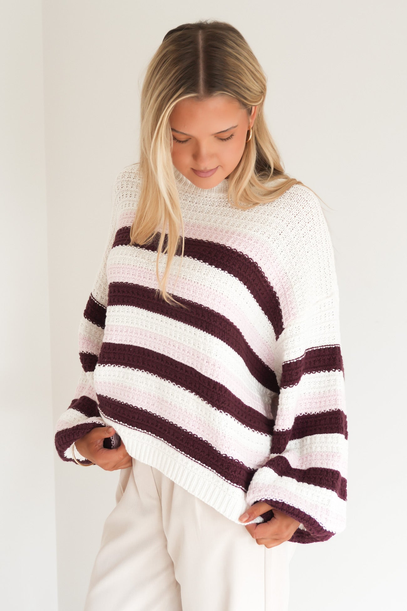 Maria Knit Cream Cherry