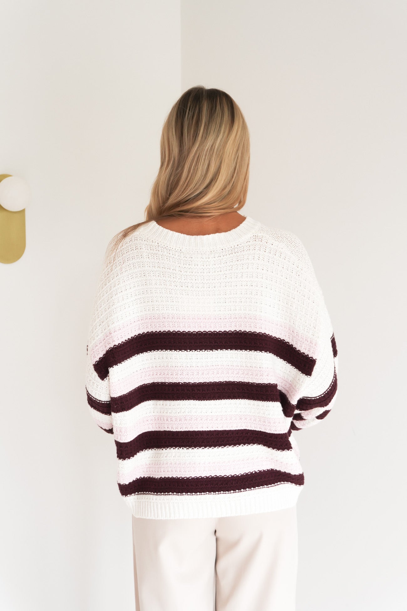Maria Knit Cream Cherry