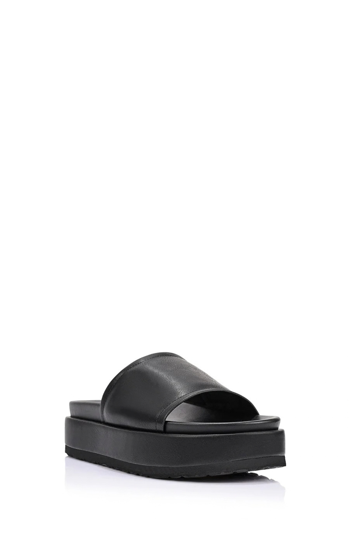 Hades Flatform Slides Black Distressed