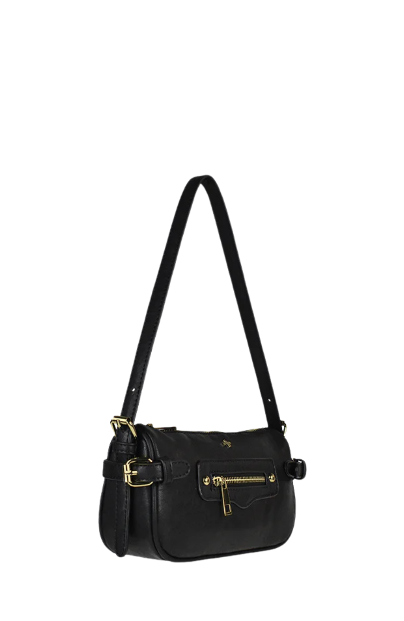 Cardi Bag Black Grain Gold