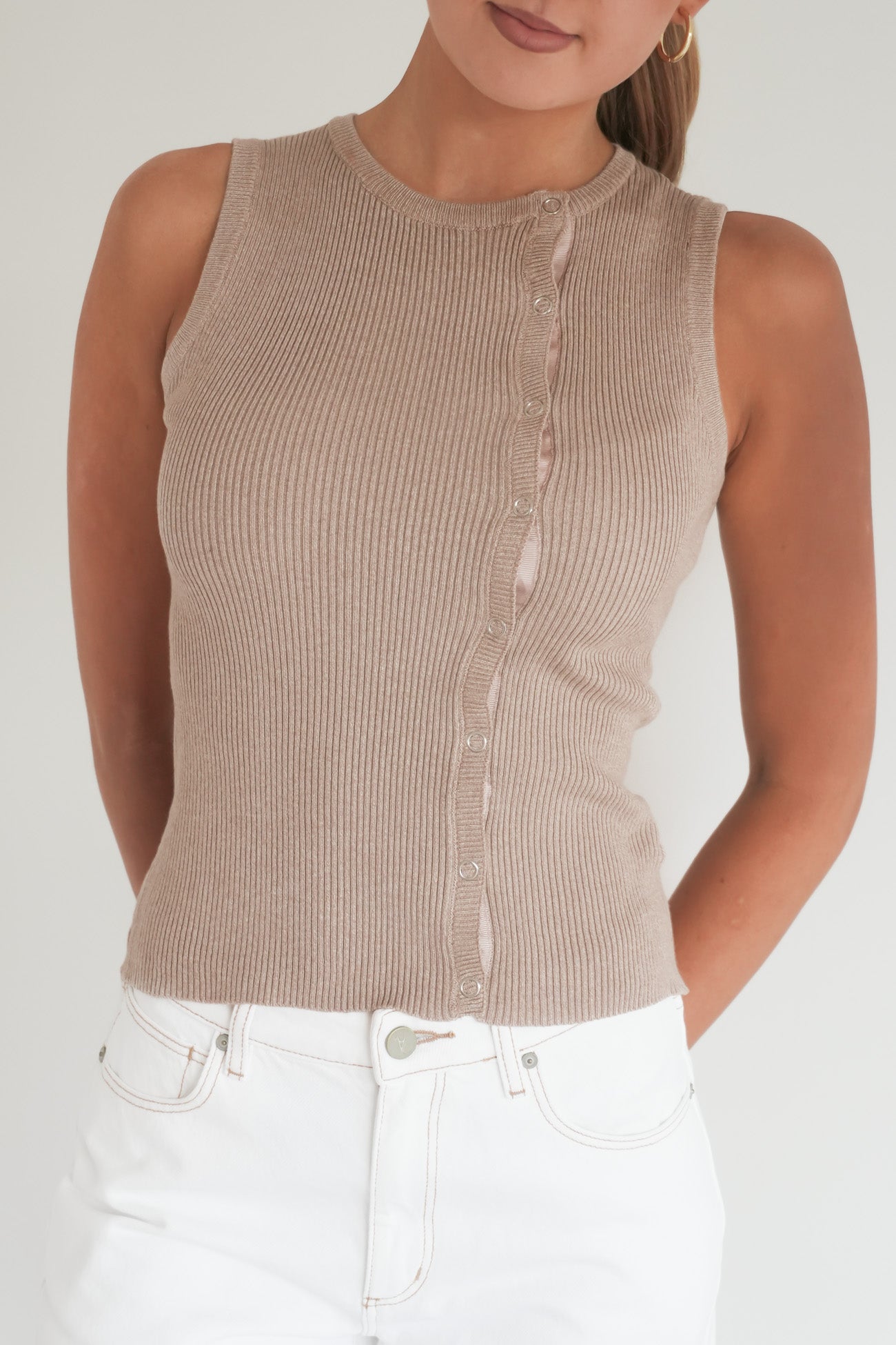 Marleigh Knit Tank Oat