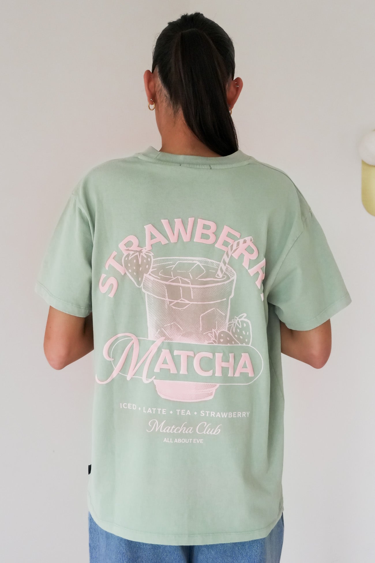 Matcha Club Relaxed Tee Sage