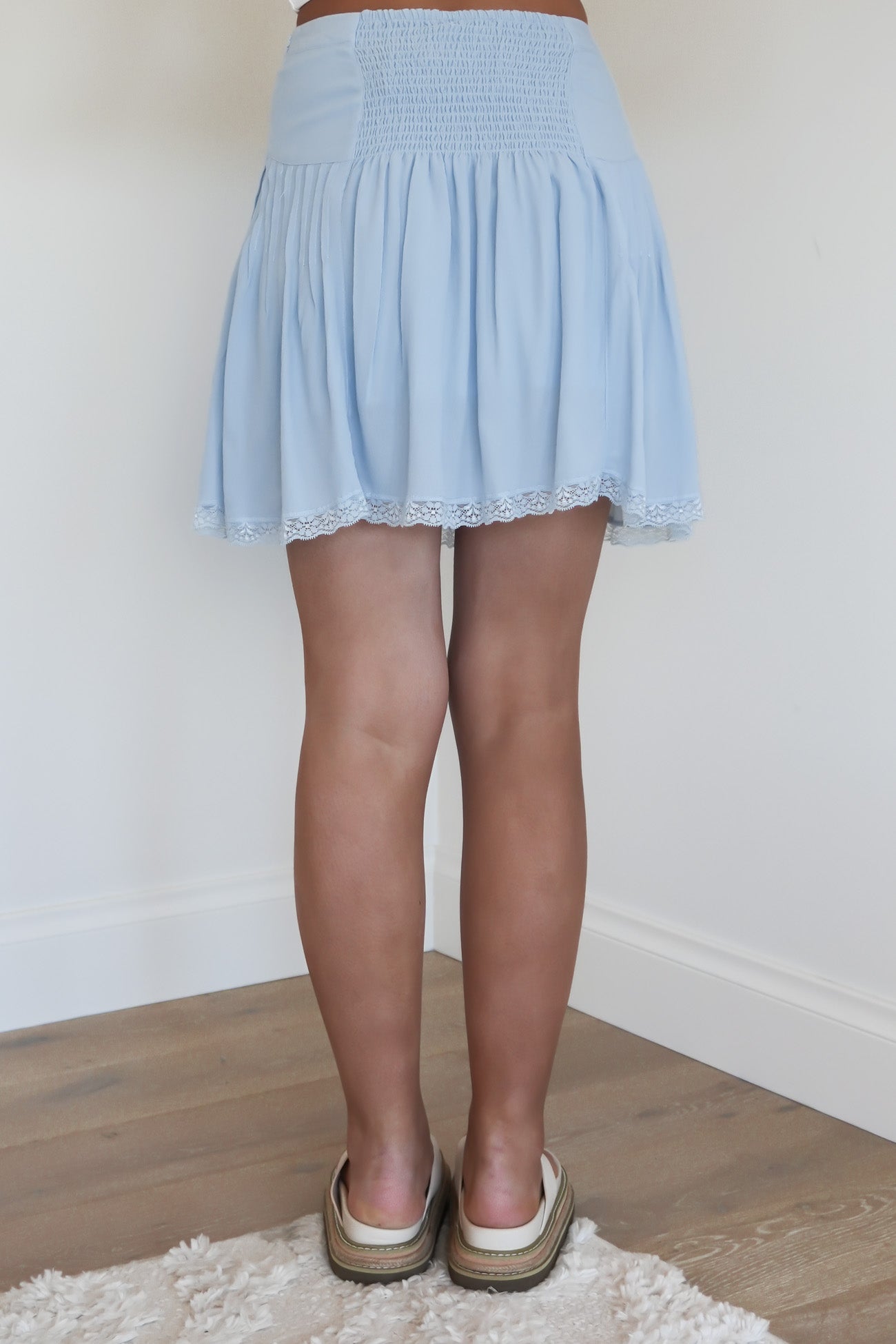 Maybelle Mini Skirt Sky Blue