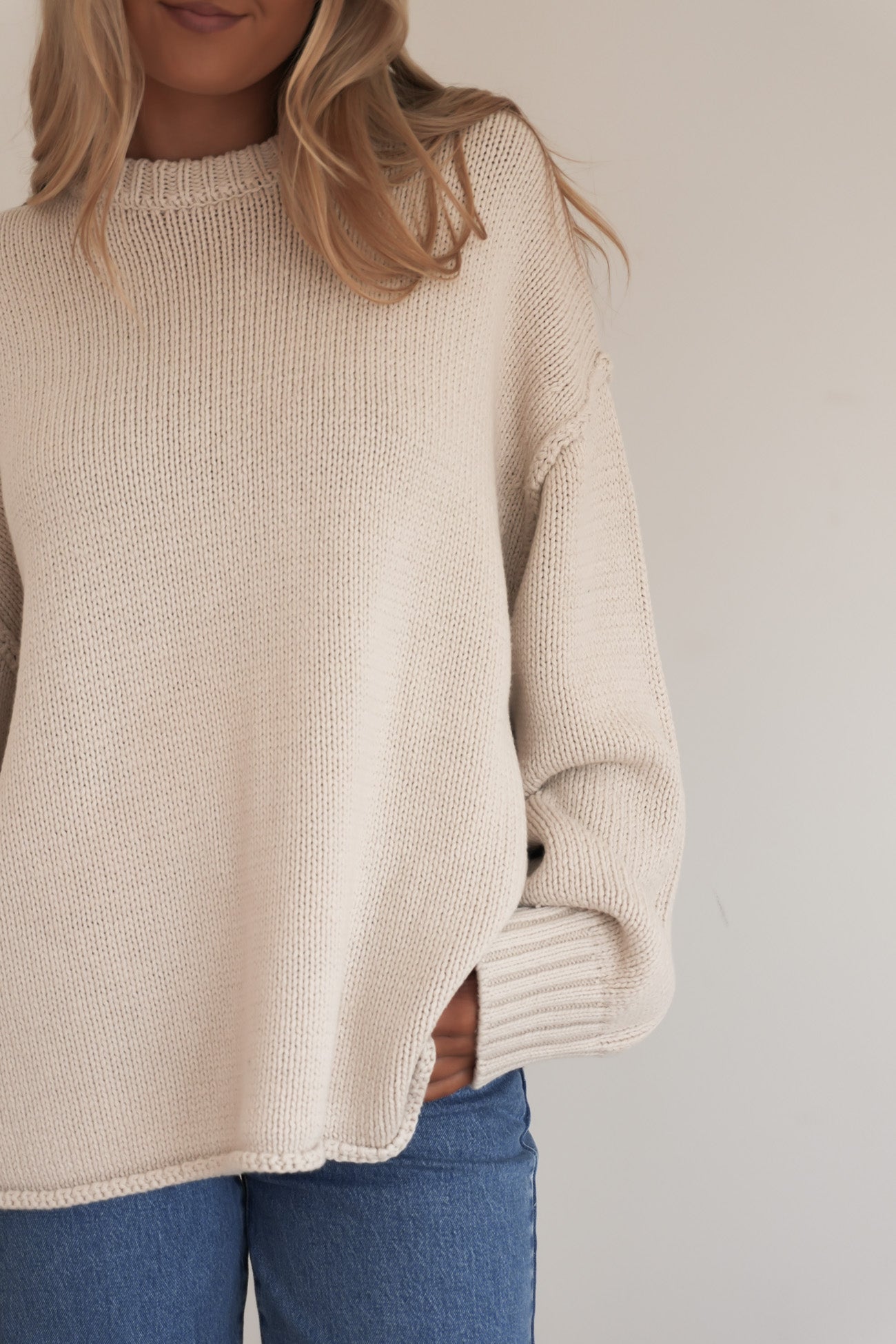 Meagan Knit Beige