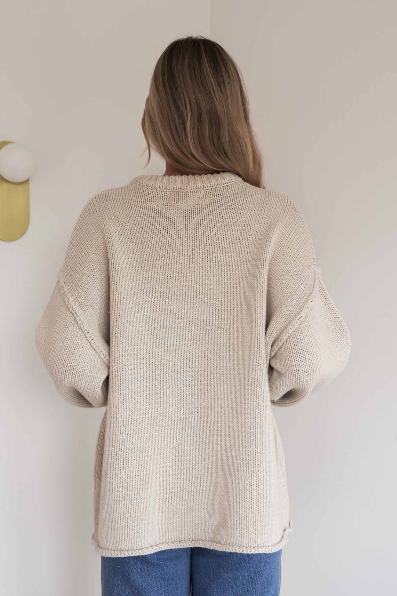Meagan Knit Beige