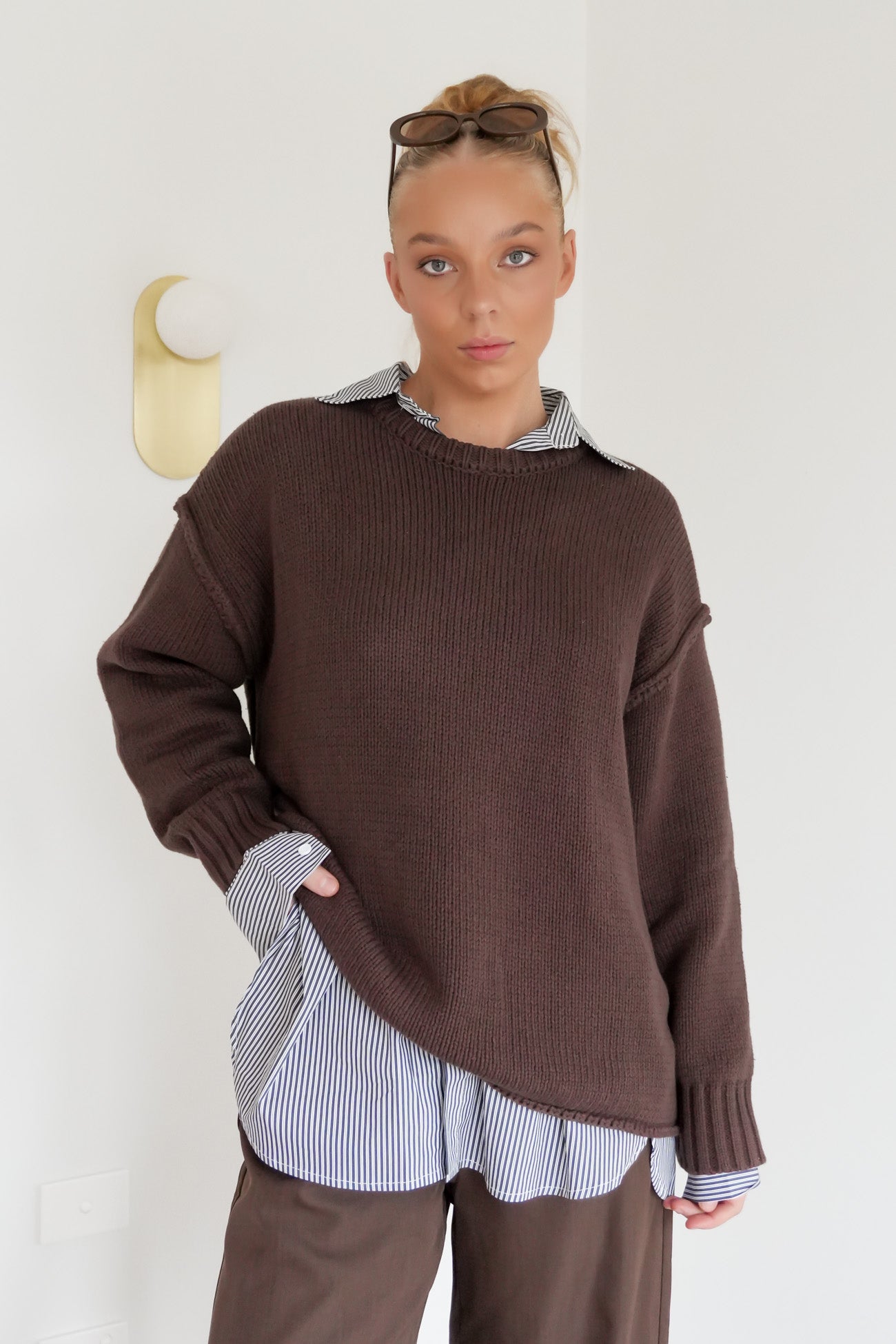 Meagan Knit Chocolate