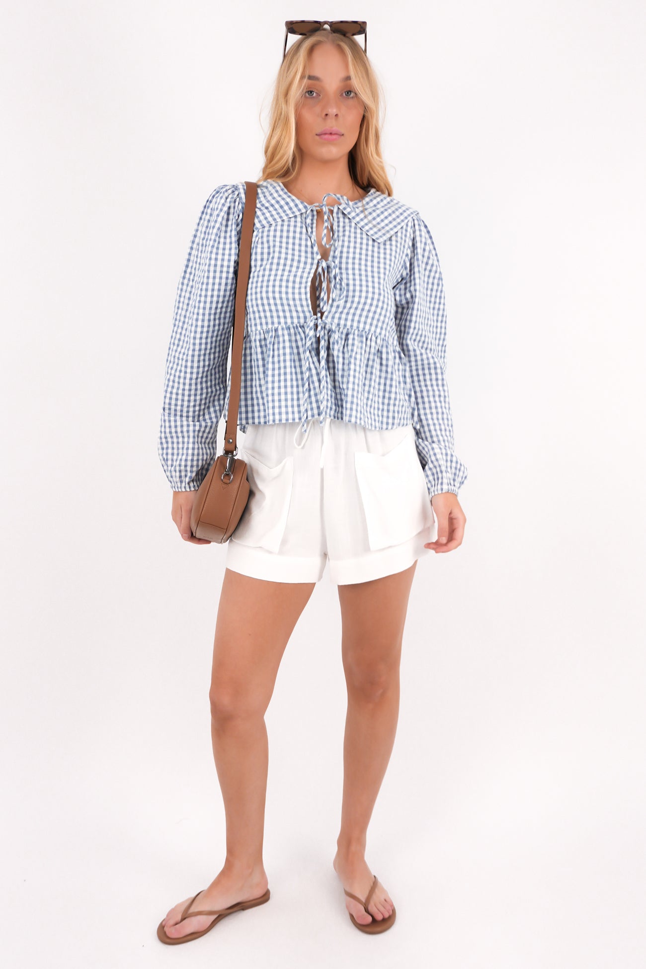 Micky Long Sleeve Top Check