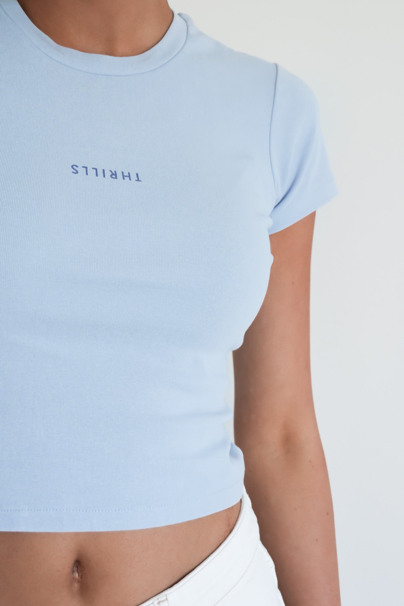 Minimal Thrills Mini Tee Placid Blue
