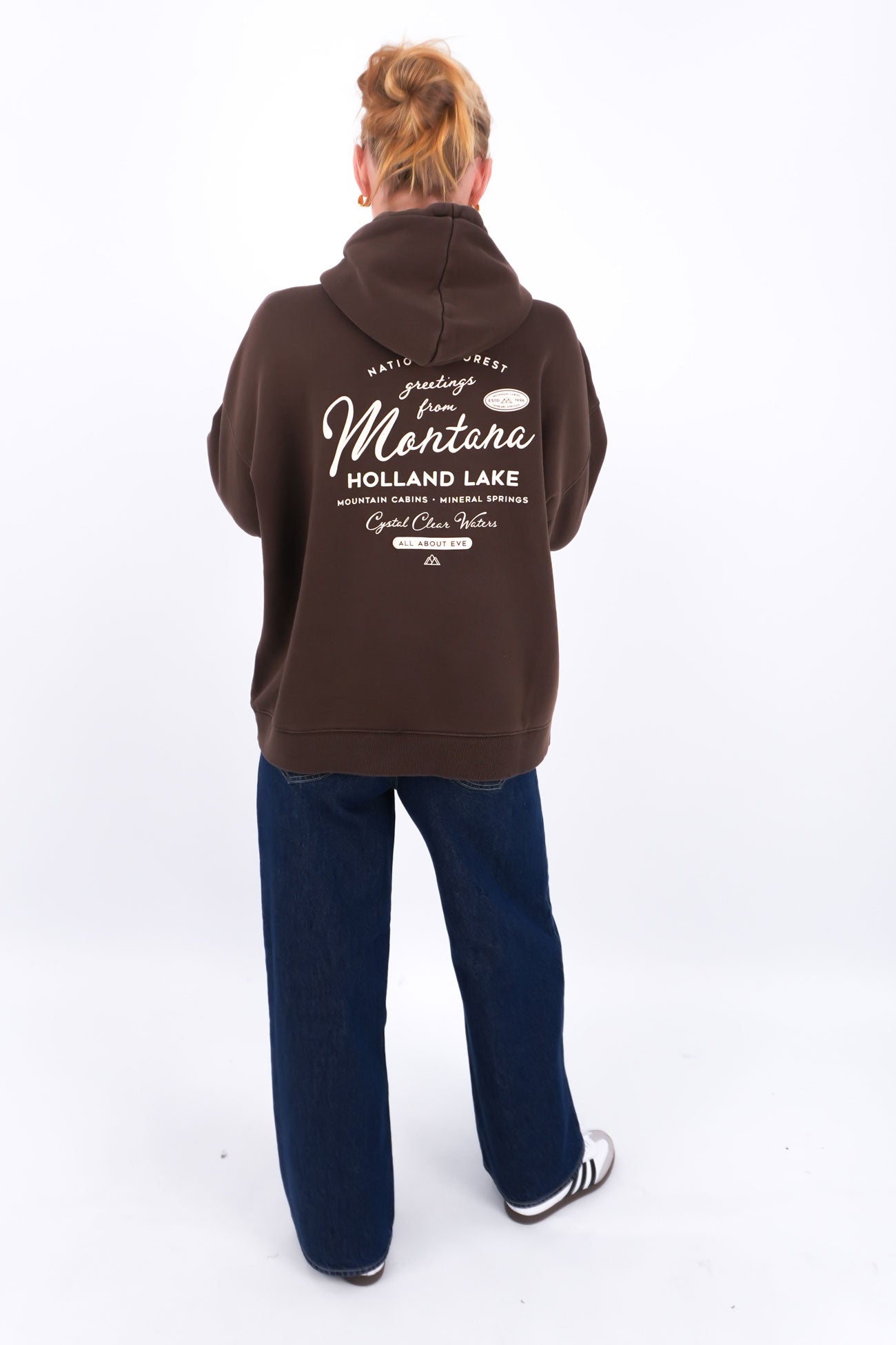Montana Relaxed Hoodie Brown