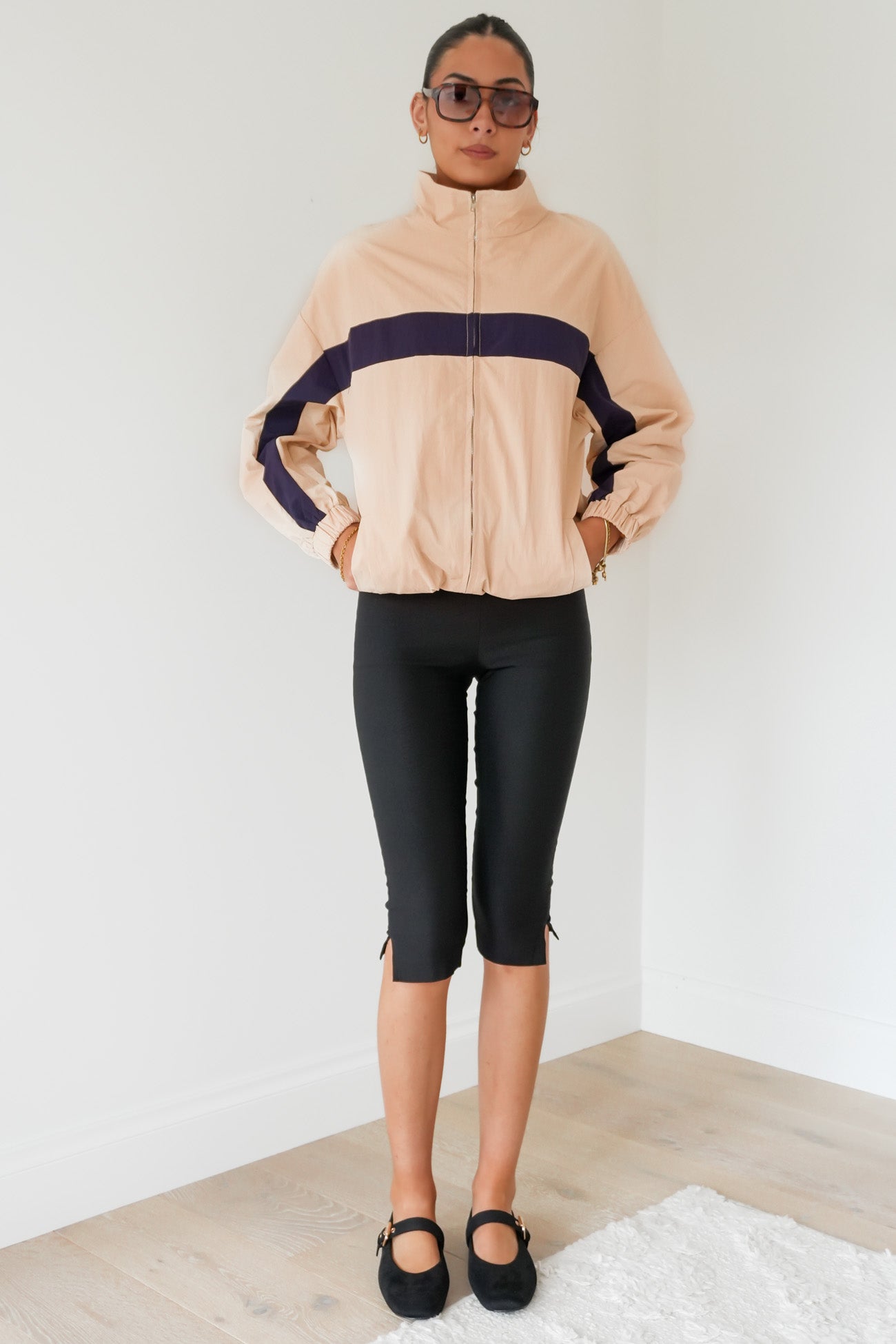 Monte Jacket Beige Navy