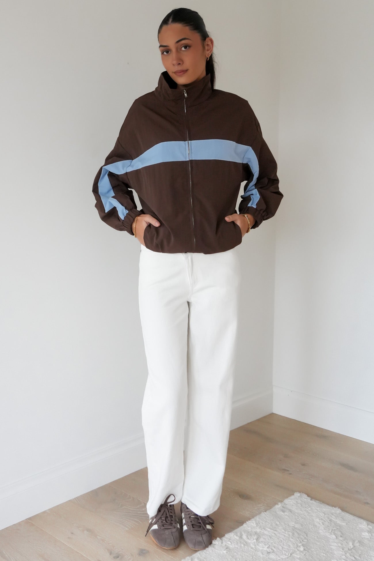 Monte Jacket Chocolate Blue