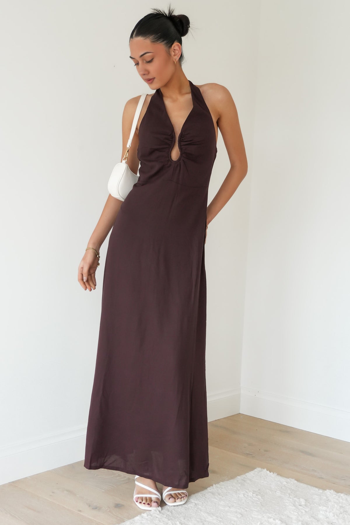 Myles Maxi Dress Brown