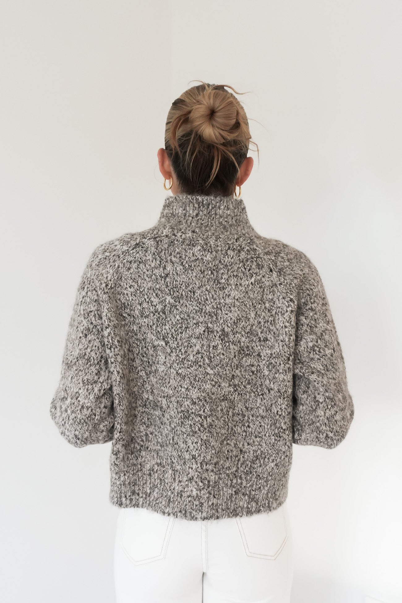 Naika Cardigan Mocha Speckle