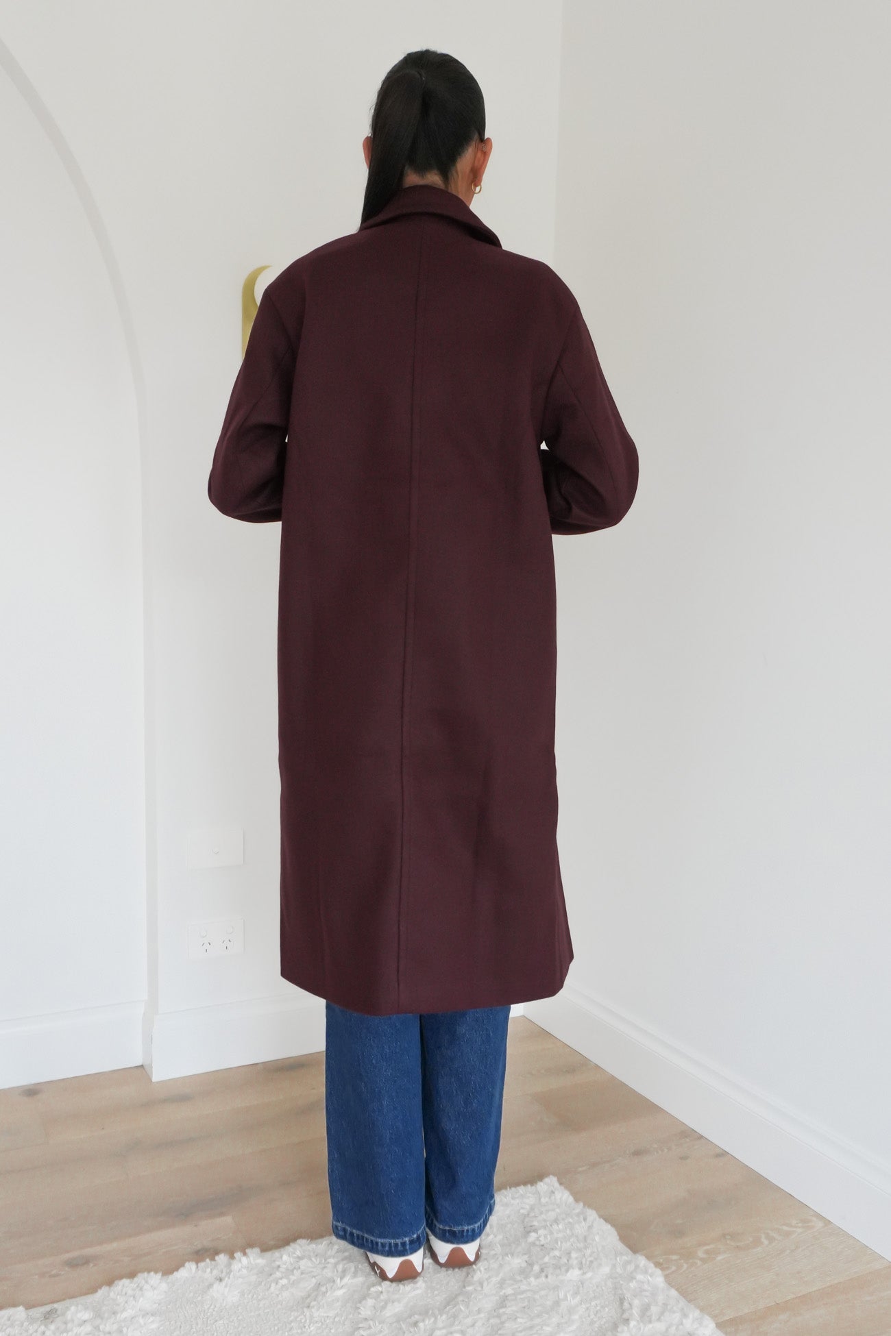 Naomi Coat Wine