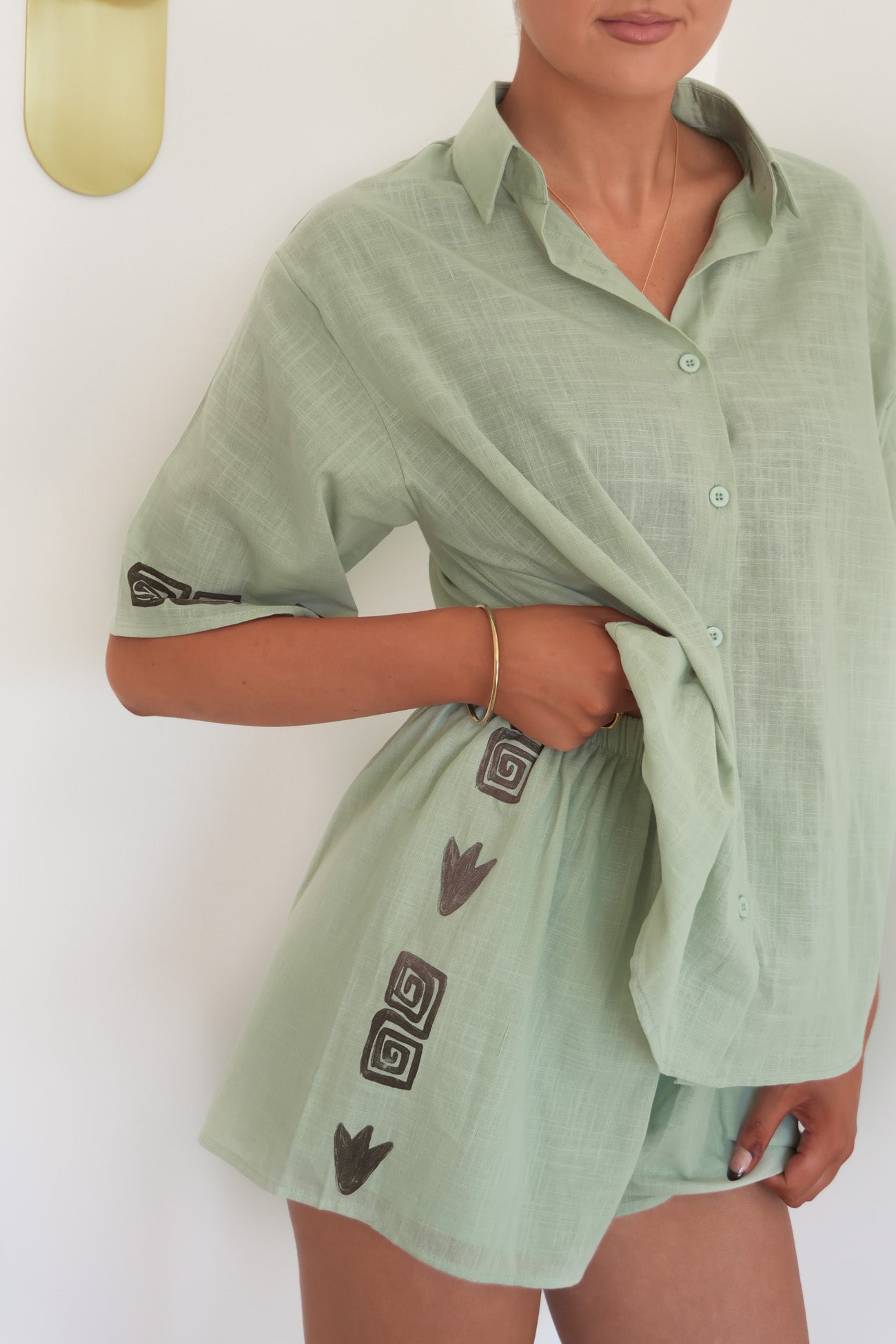 Natalia Set Sage Brown