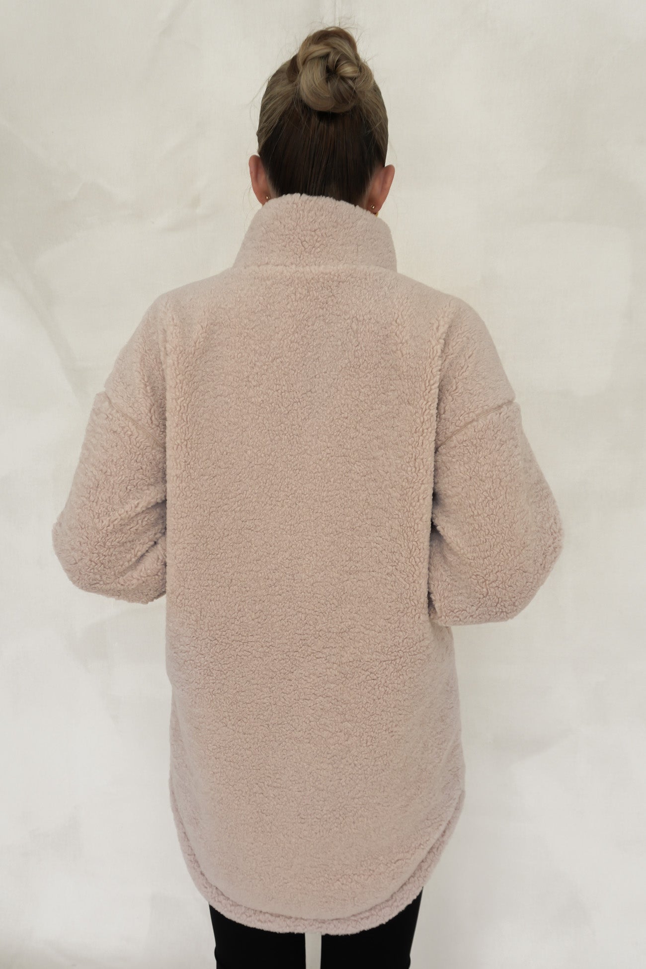 Nate Teddy Jacket Beige