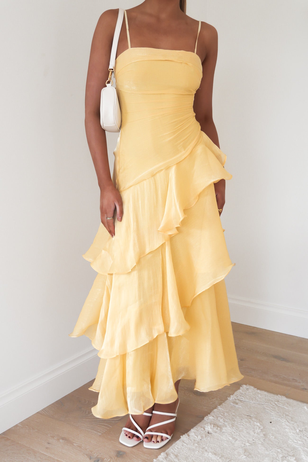Nesta Midi Dress Yellow