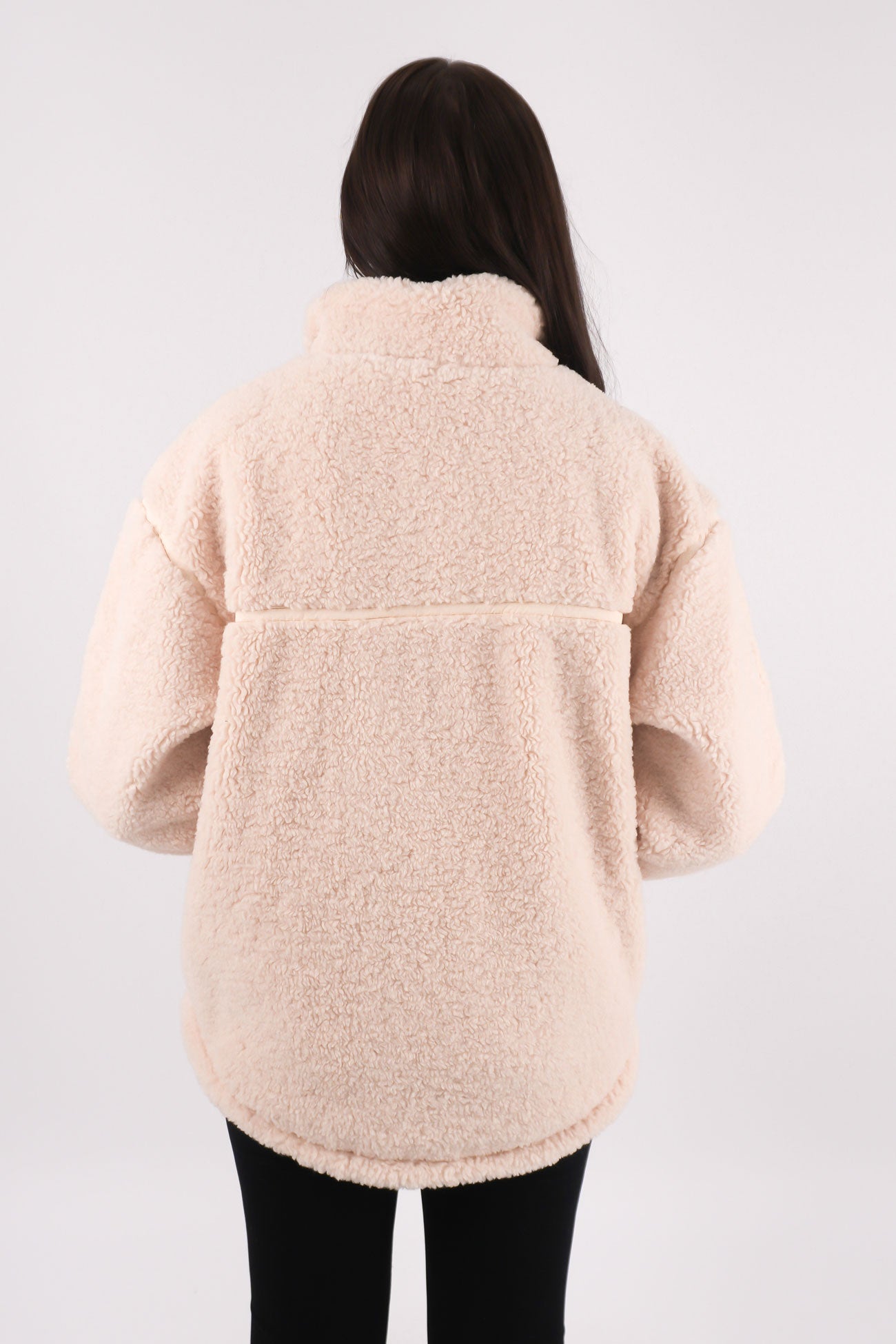 Newport Zip Thru Teddy Natural