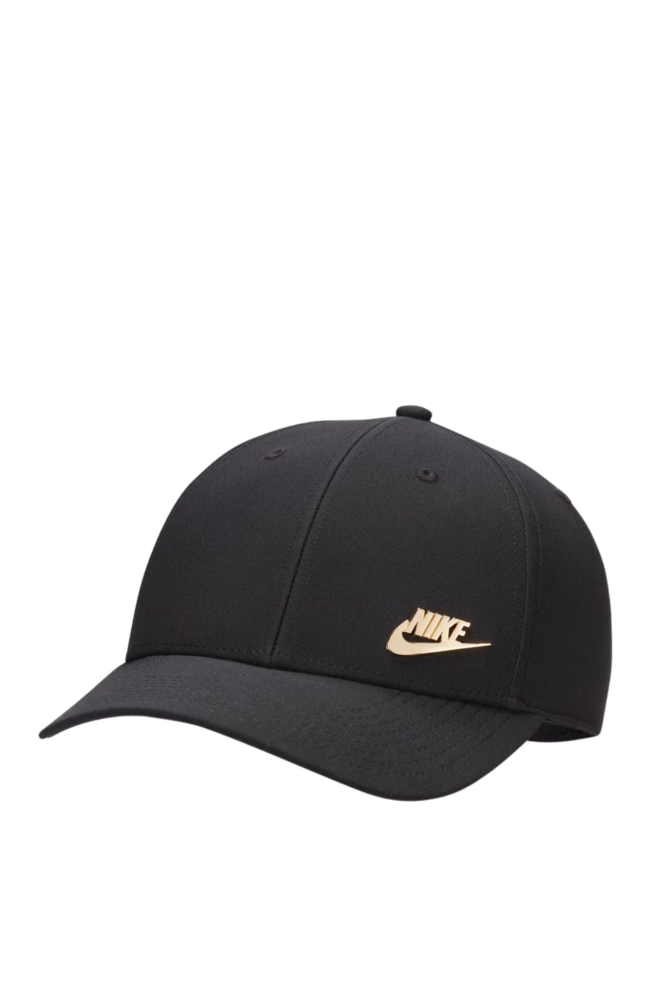 Nike Dri-FIT Club Structured Metal Logo Cap Black