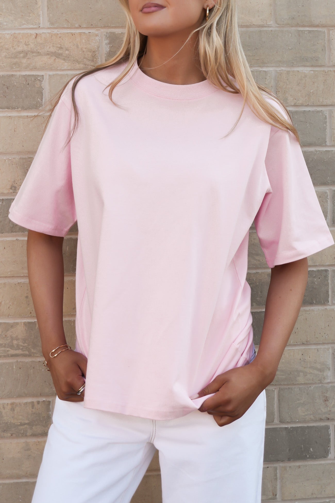 Noah Oversized Tee Pink