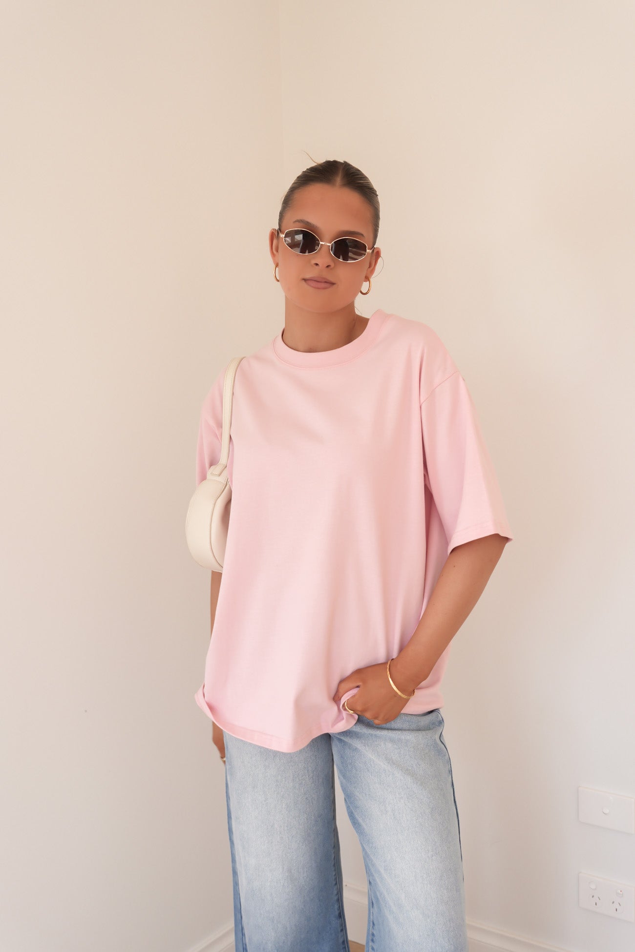 Noah Oversized Tee Pink