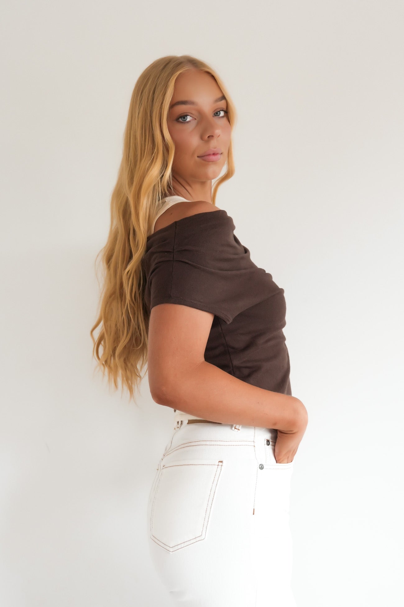 Nora Knit Top Chocolate