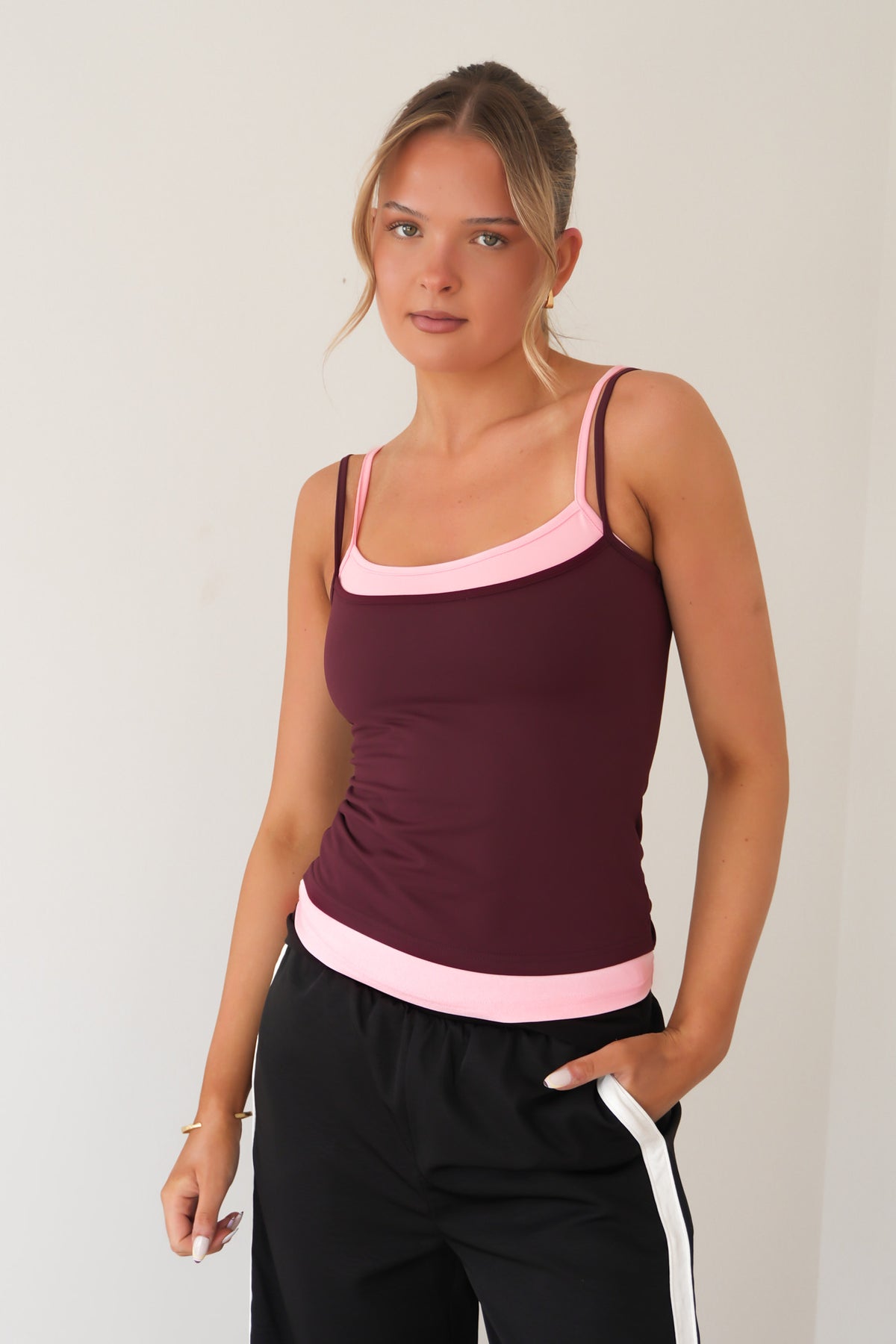 Nyla-Contrast-Tank-Cherry-Pink1