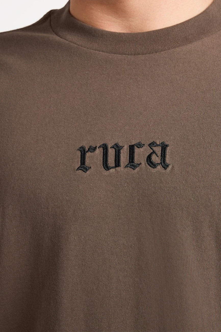 Old RVCA Short Sleeve Tee Chocolate