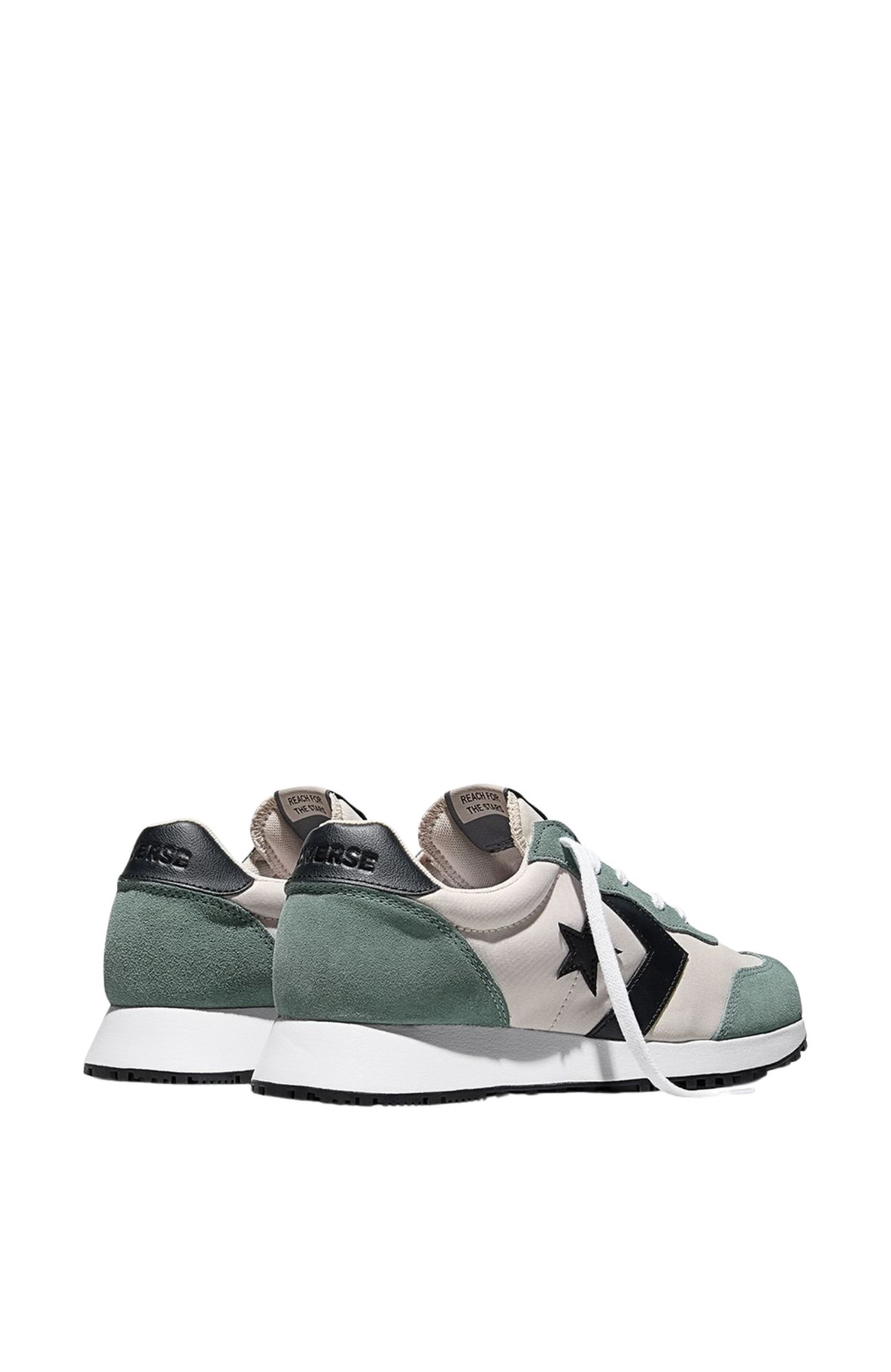 Omega Trainer Suede Low Classic Ecru Mineral Brew White